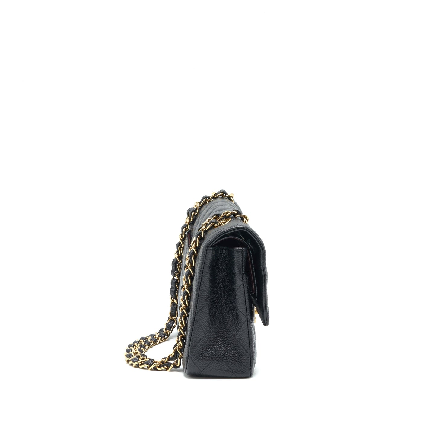 Chanel Classic Double Flap Caviar GHW Black Handbag Caviar Ghw