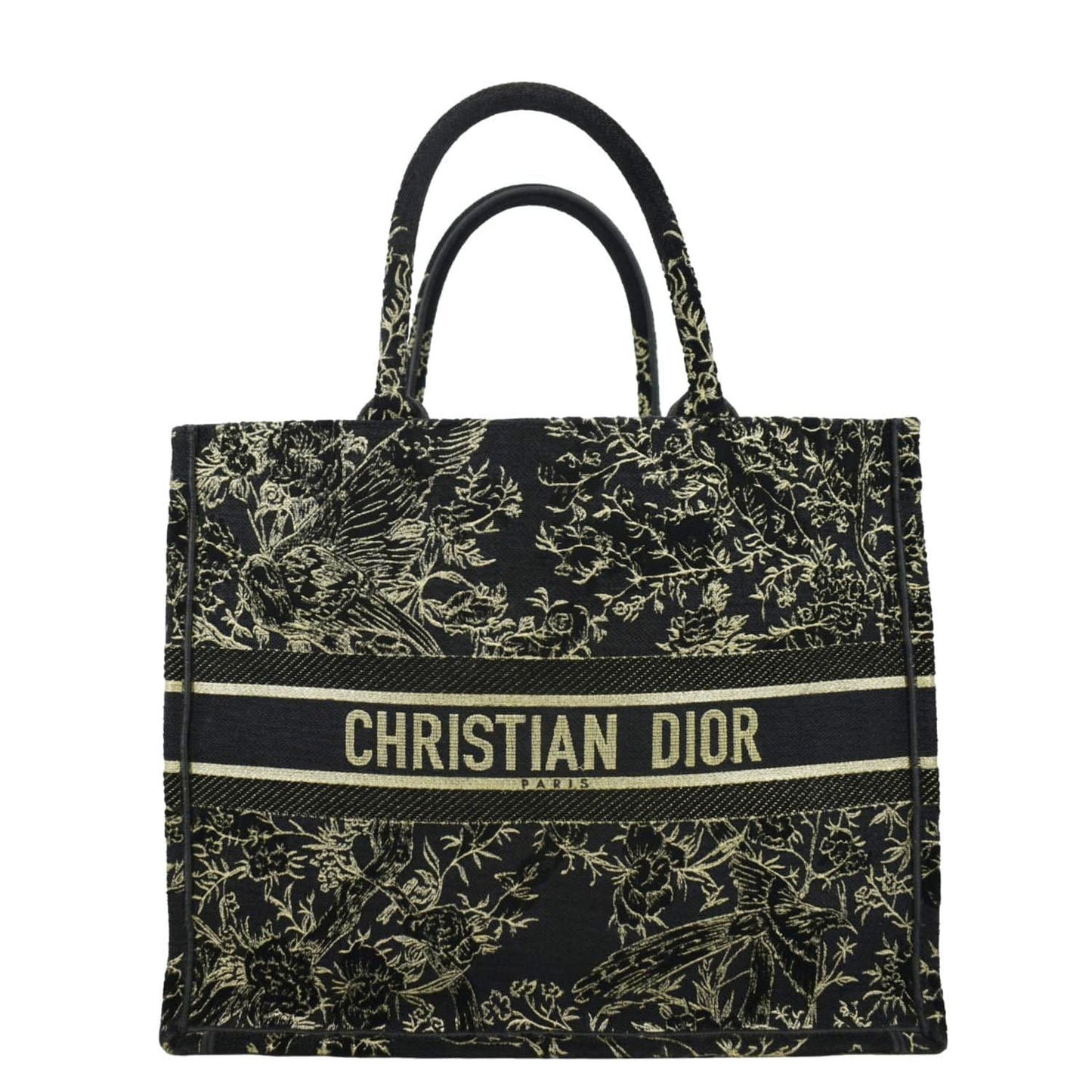 Dior Book Oblique Embroidered Tote Bag Multicolor Canvas