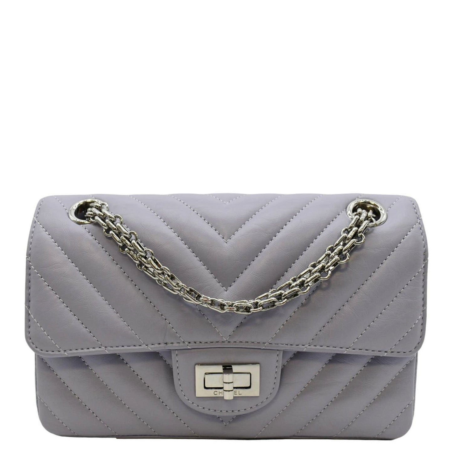 Chanel Reissue Flap Aged Light Purple Calfskin Travel Bag