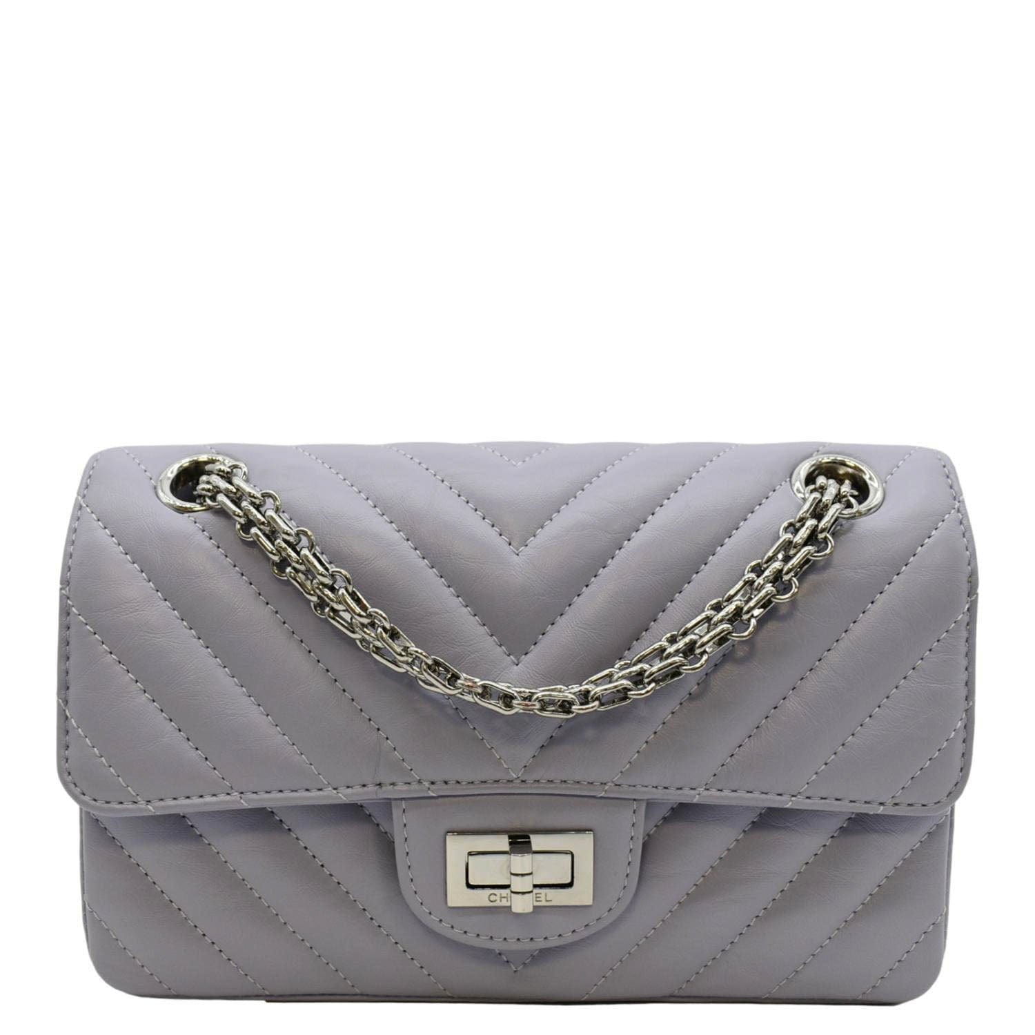 Chanel Reissue Flap Aged Light Purple Calfskin Travel Bag
