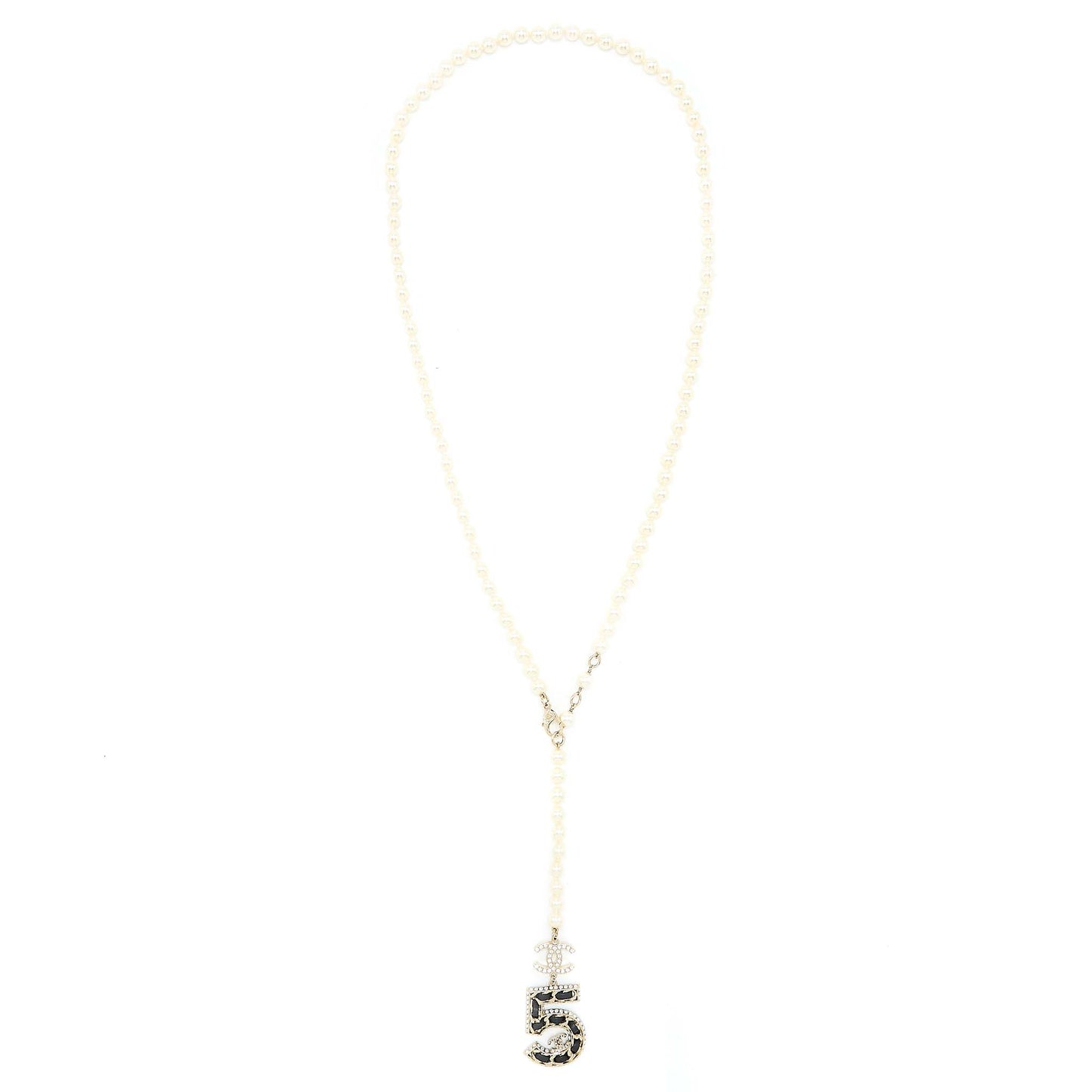 Chanel ystal Light Tone Gold Leather Belt