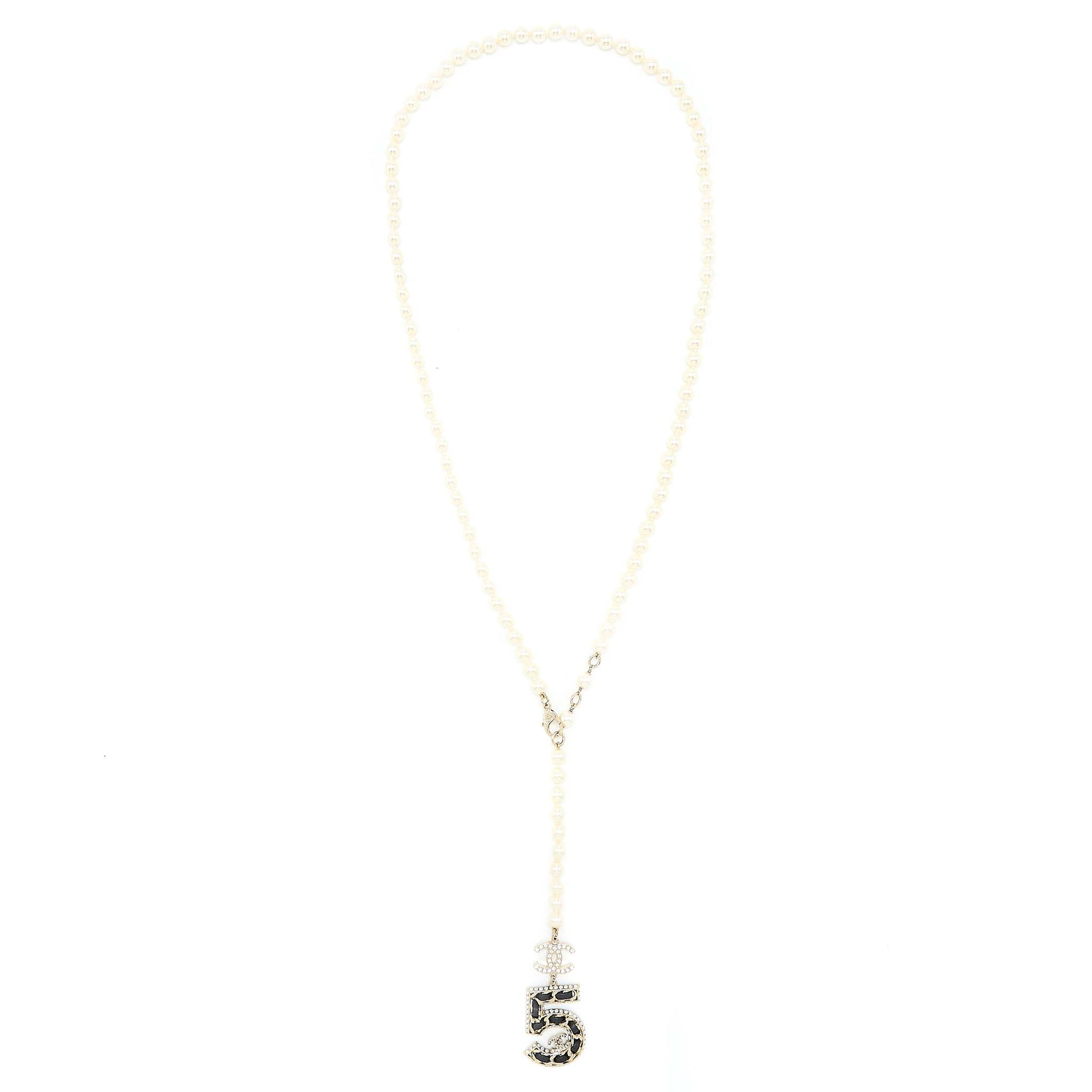 Chanel ystal Light Tone Gold Leather Belt