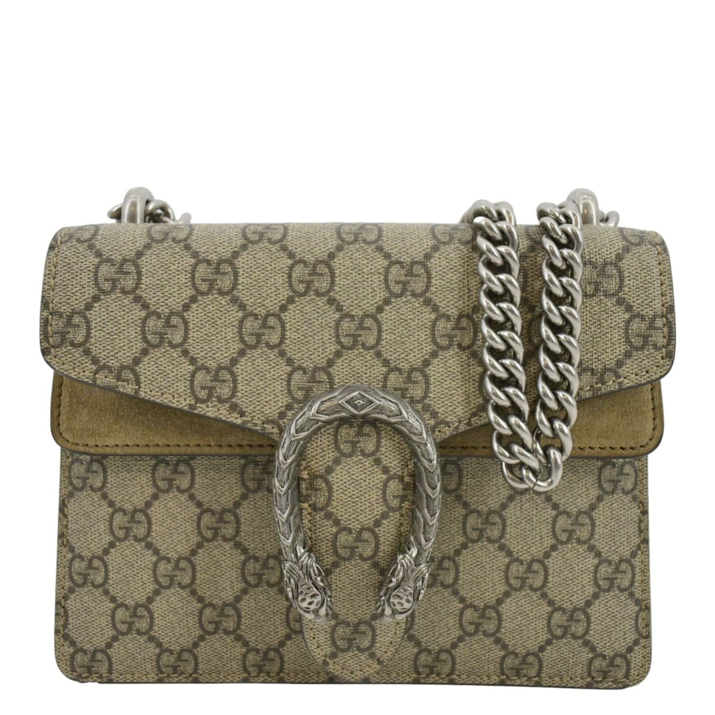 Gucci Dionysus Supreme Crossbody Bag Canvas Beige Bag 421970