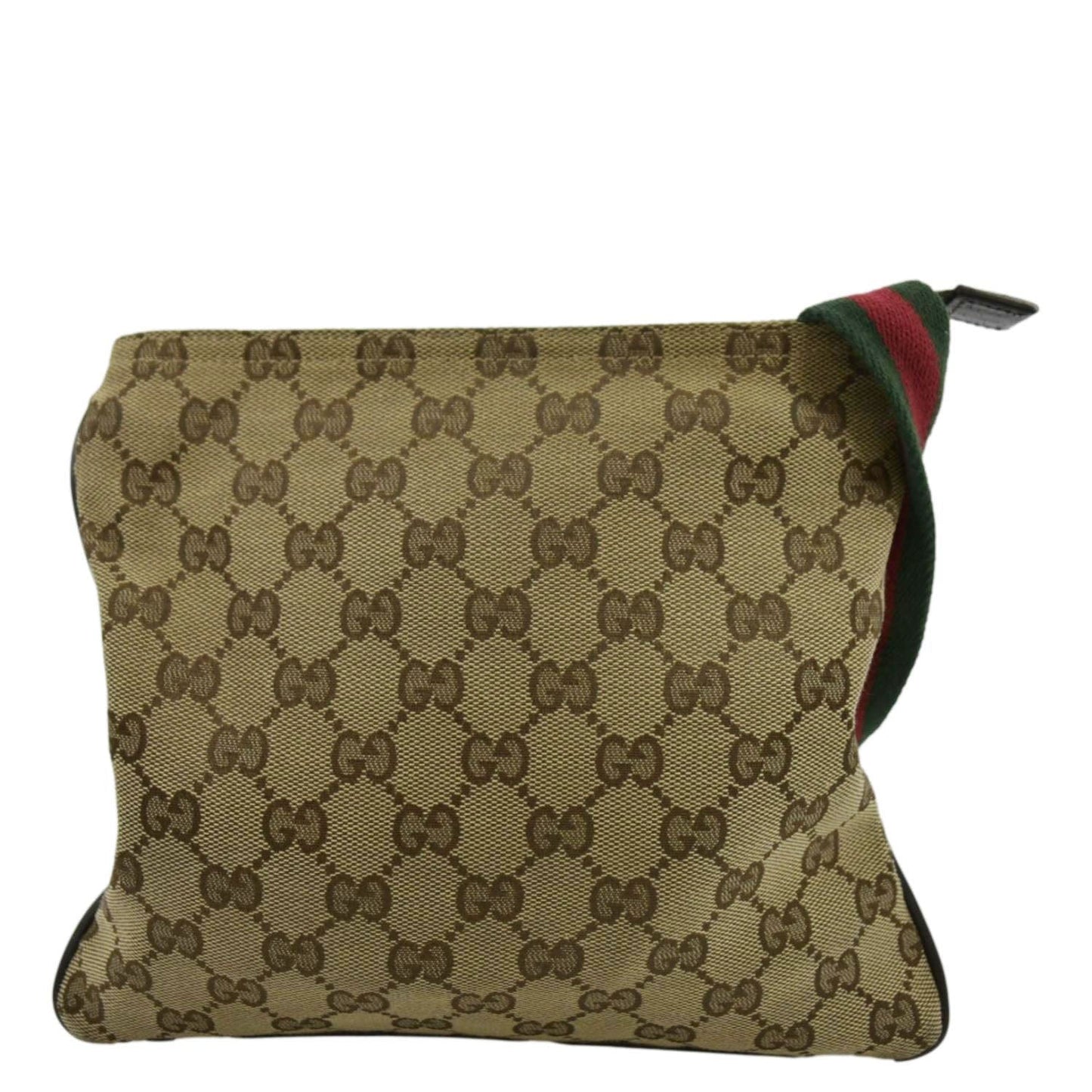 Gucci Web Small Messenger Bag Canvas Monogram Crossbody Bag