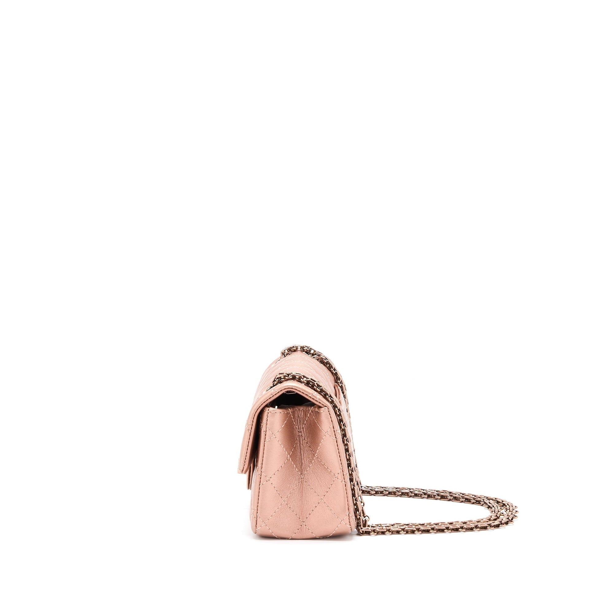 Chanel 2.55 Reissue Flap Calfskin Pink Gold Shoulder Bag