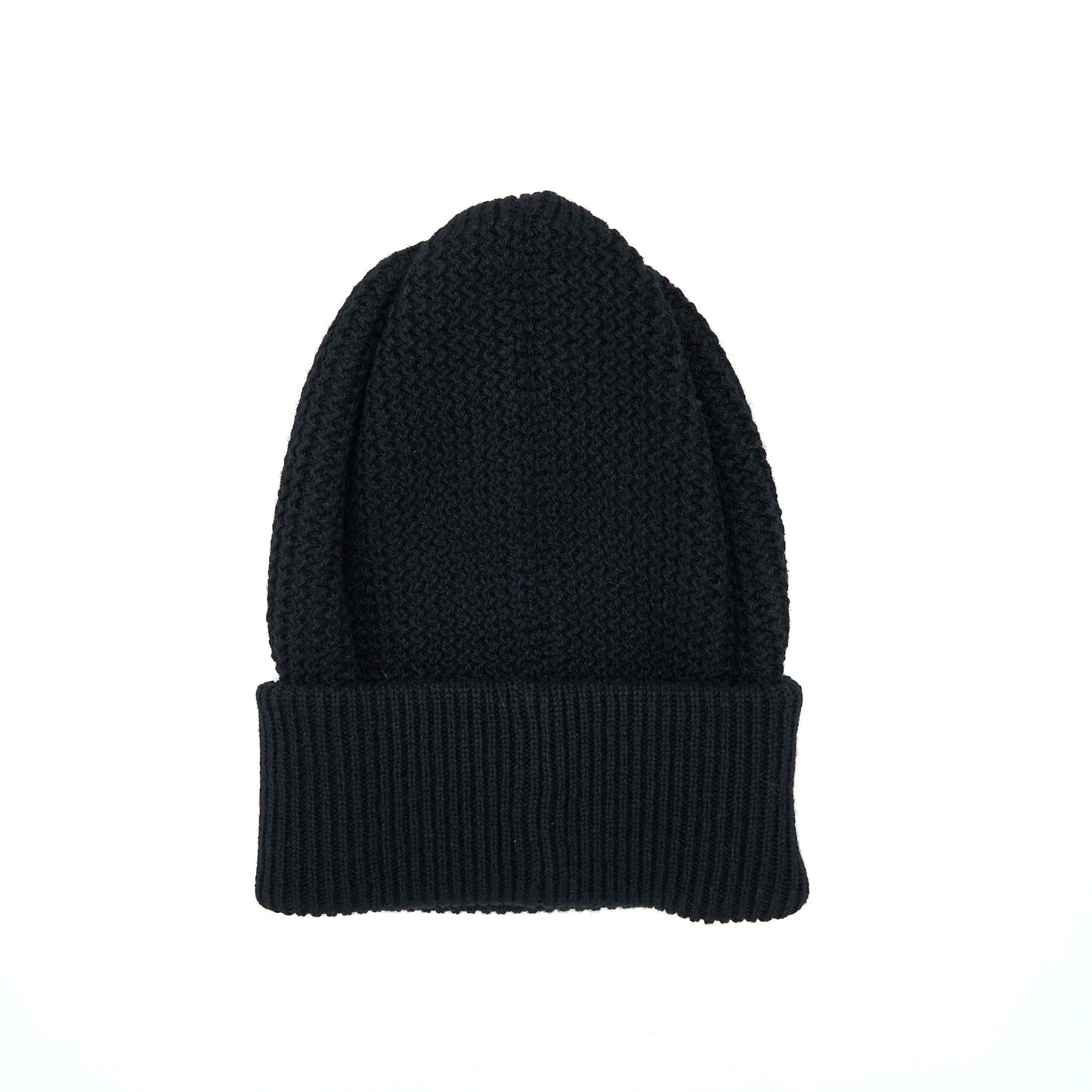 Chanel Cashmere Beanie Letters Black Gold Hat