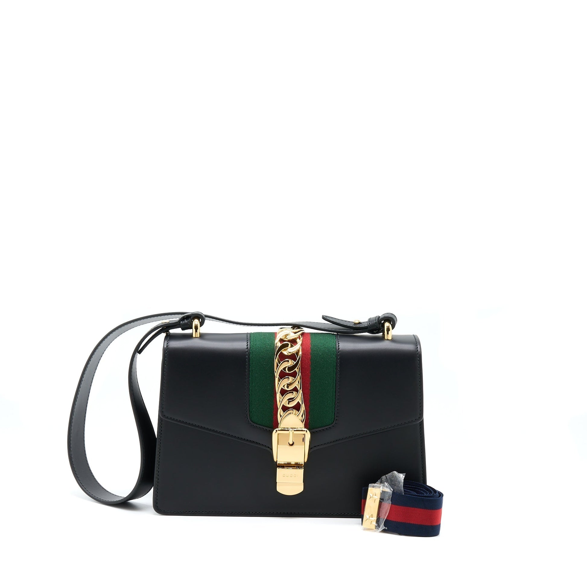 Gucci Sylvie Bag Black Travel Bag