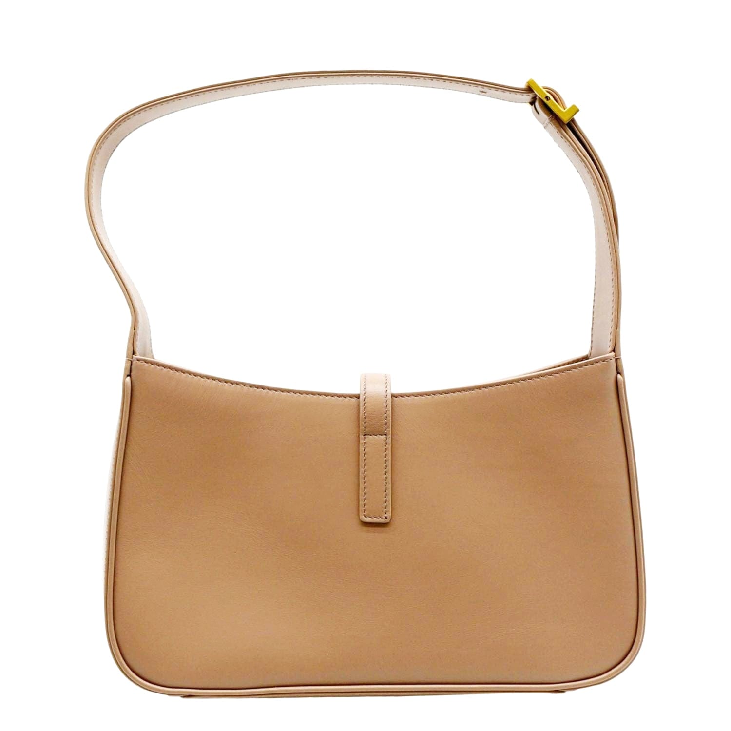 YSL Saint Laurent Yves Le Satchel Bag Rosy Sand Leather