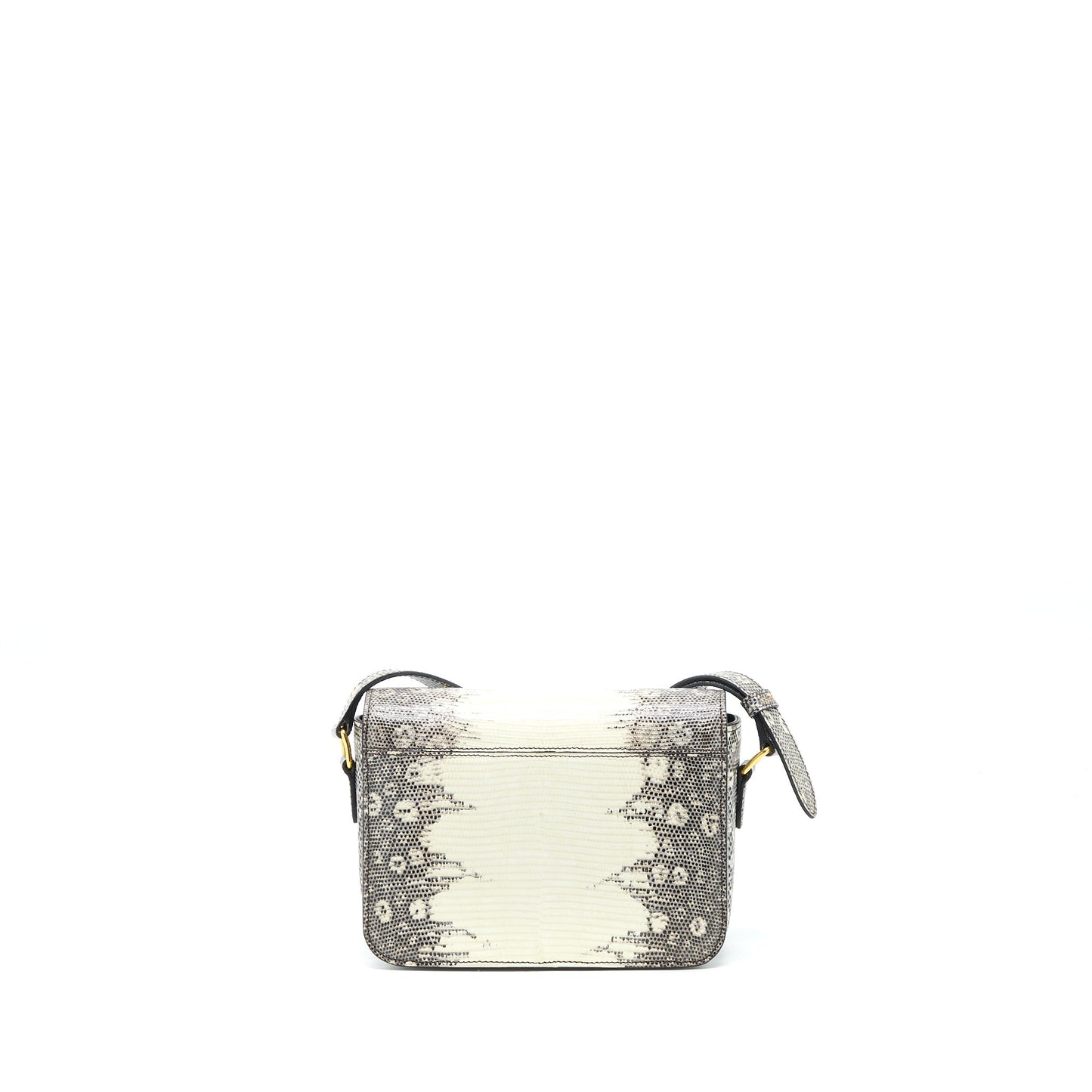 Celine Teen Triomphe In Lizard Natural Handbag Travel Bag