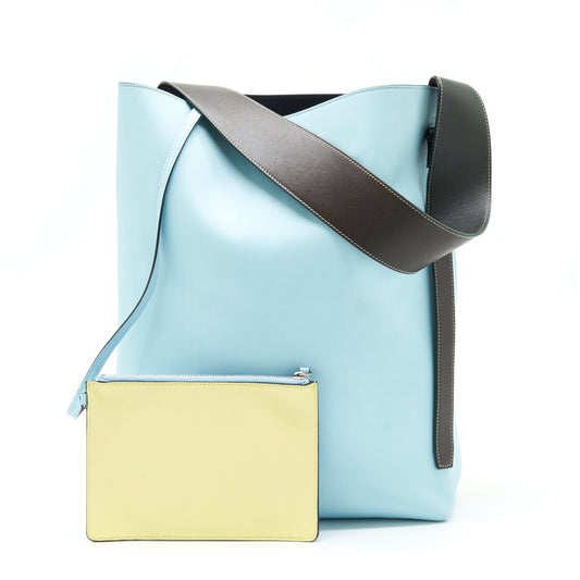 Celine Twisted Cabas Tote Pool Bergamote Handbag Small Tote Bag