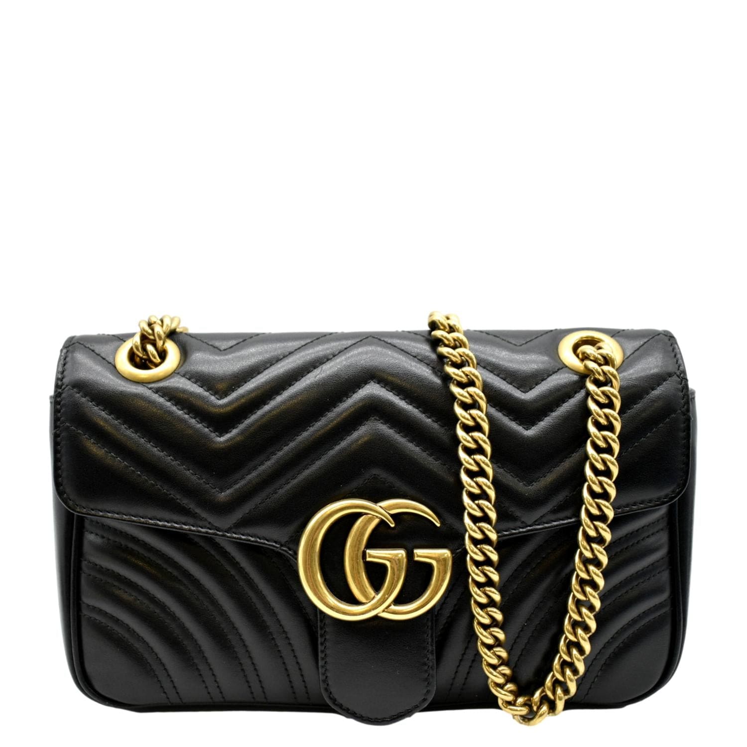 Gucci Marmont Small Crossbody Bag Leather Matelasse Small 3