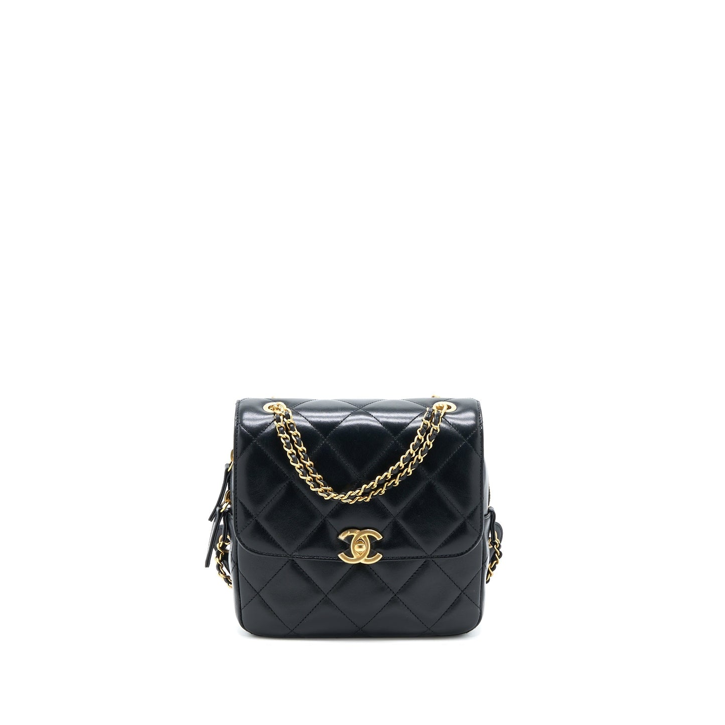 Chanel 23P Ado Backpack Lambskin GHW Microchip Black