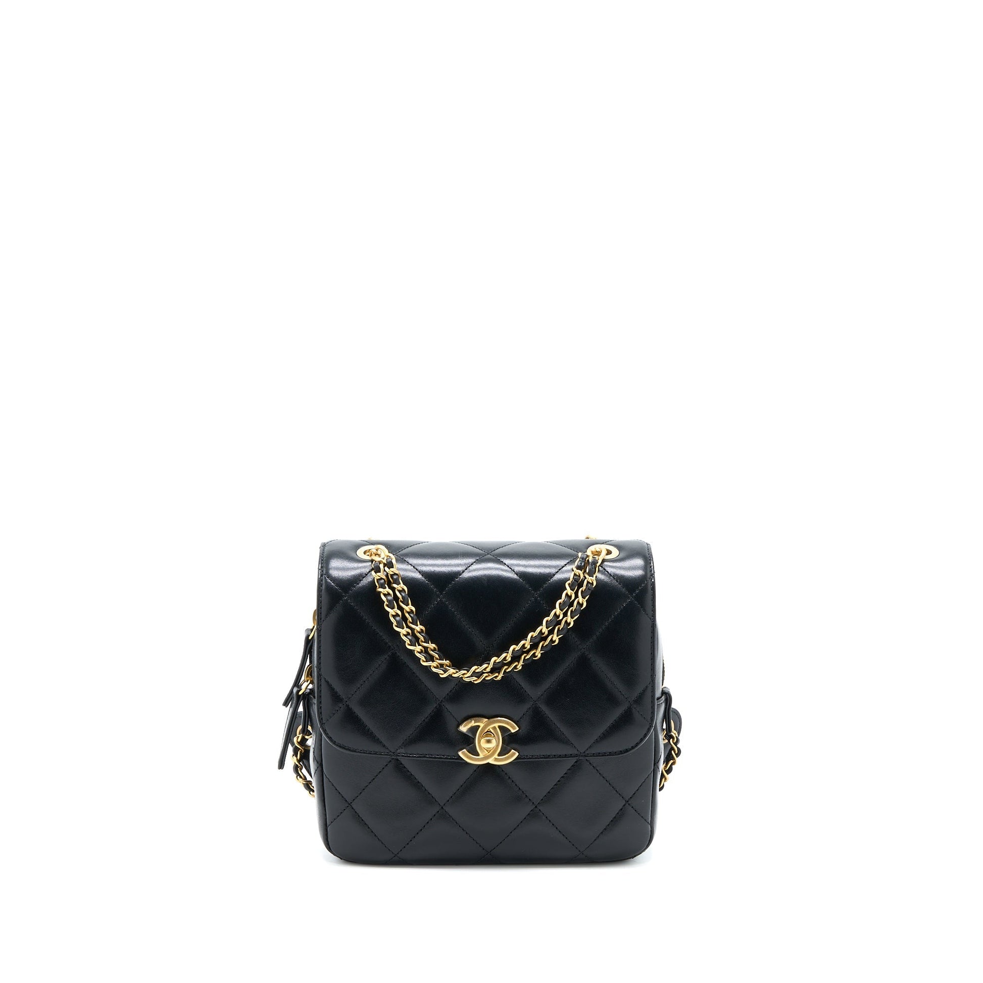 Chanel 23P Ado Backpack Lambskin GHW Microchip Black