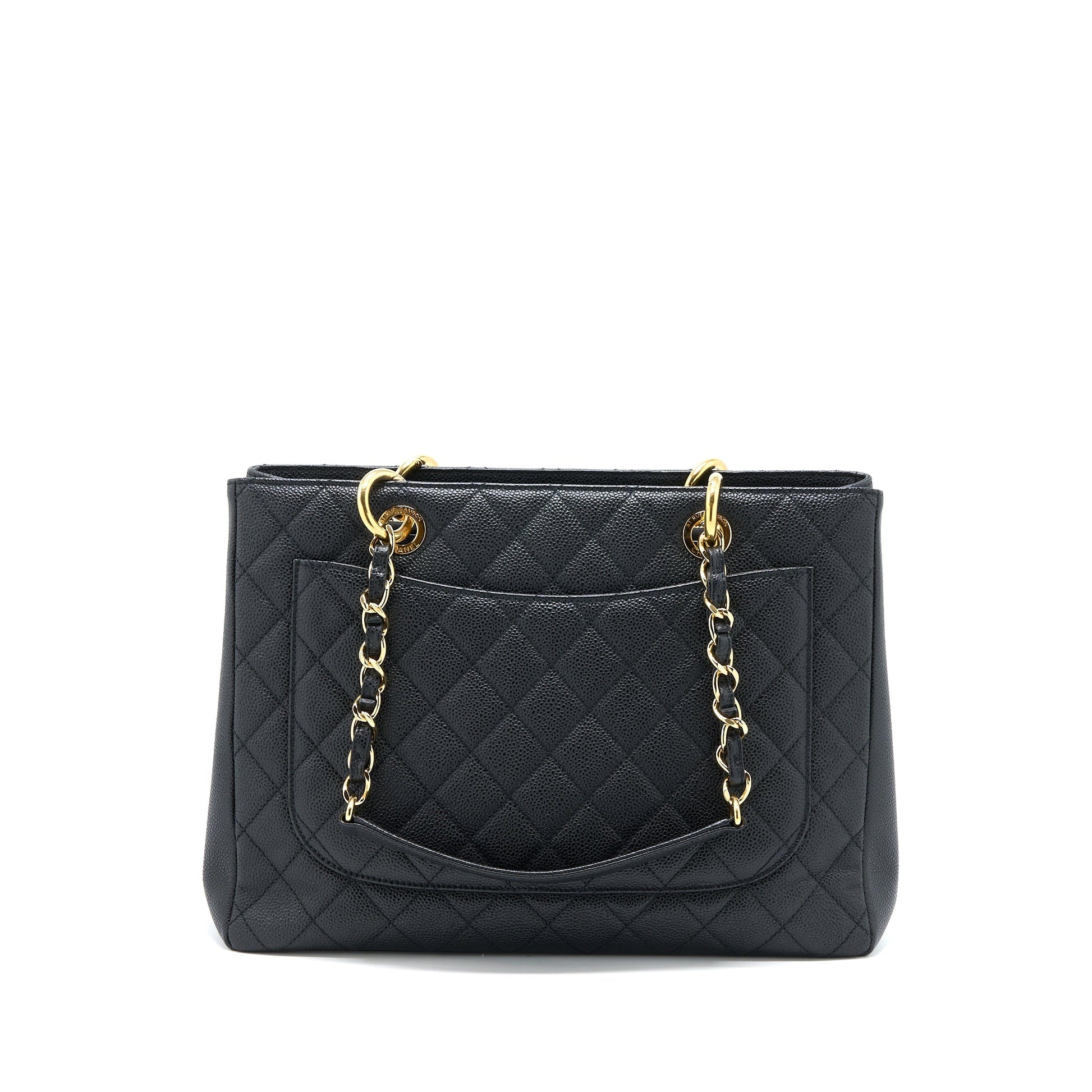 Chanel Grand Shopping Caviar GHW Black Tote Bag Ghw 6