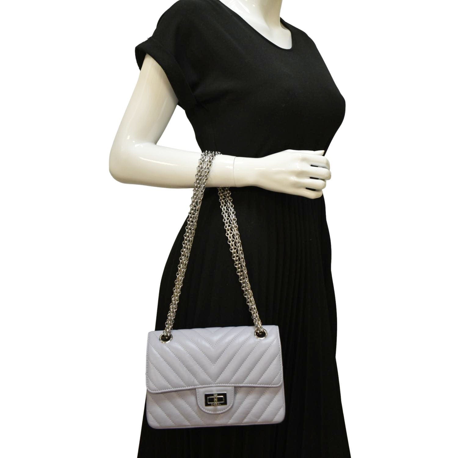 Chanel Reissue Flap Aged Light Purple Calfskin Travel Bag