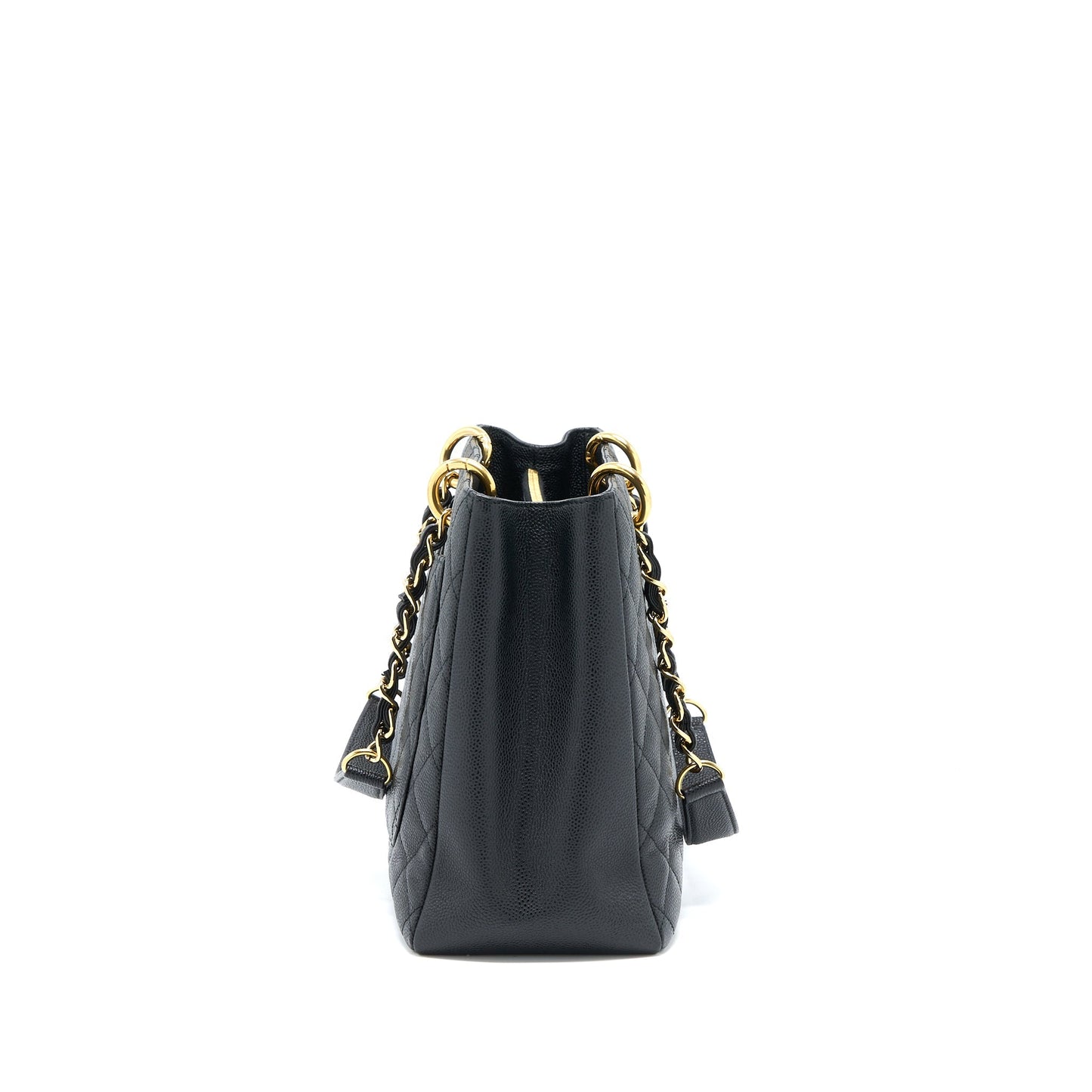Chanel Grand Shopping Caviar GHW Black Tote Bag Ghw 6
