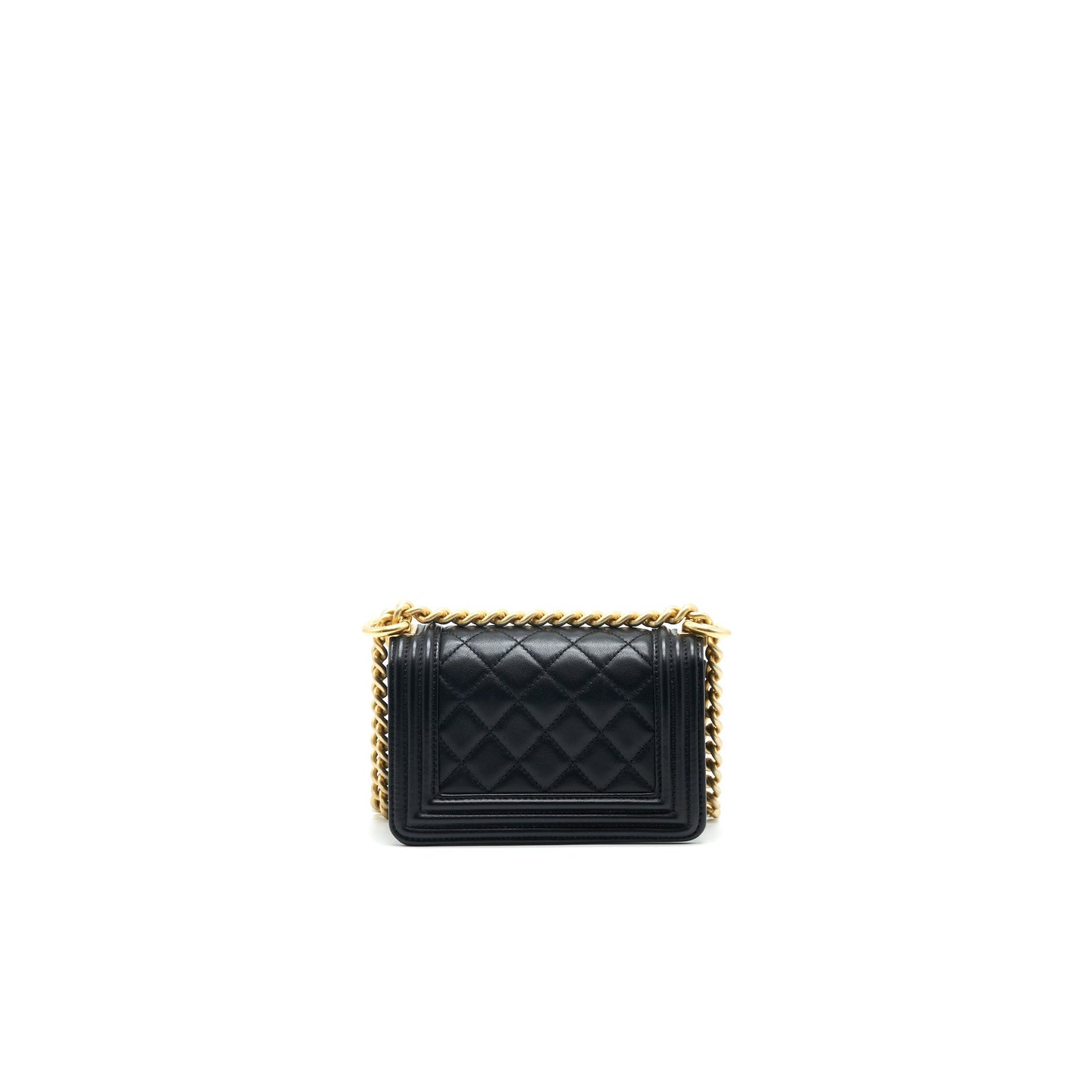 Chanel Boy Extra Lambskin GHW Black Mini Bag