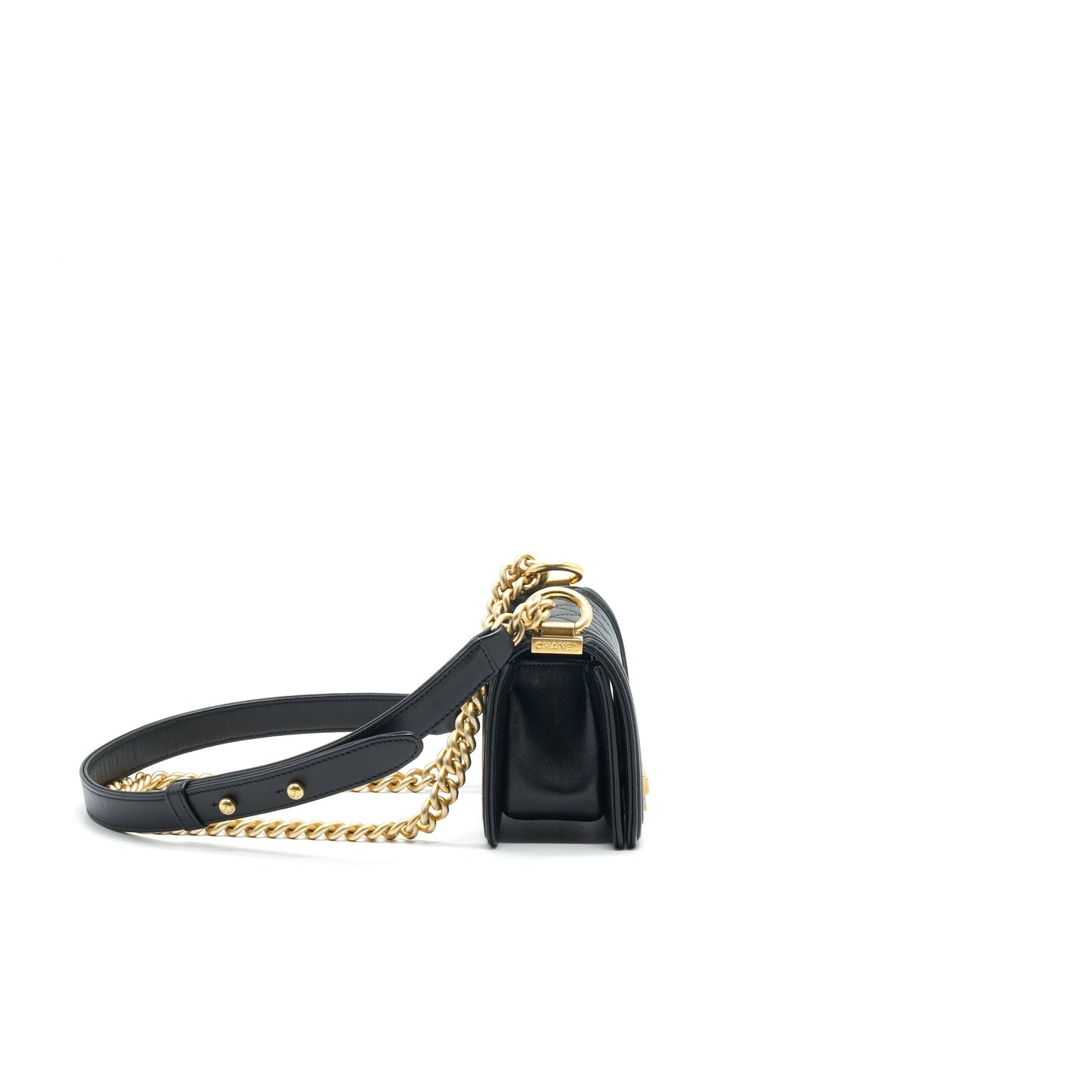 Chanel Boy Extra Lambskin GHW Black Mini Bag