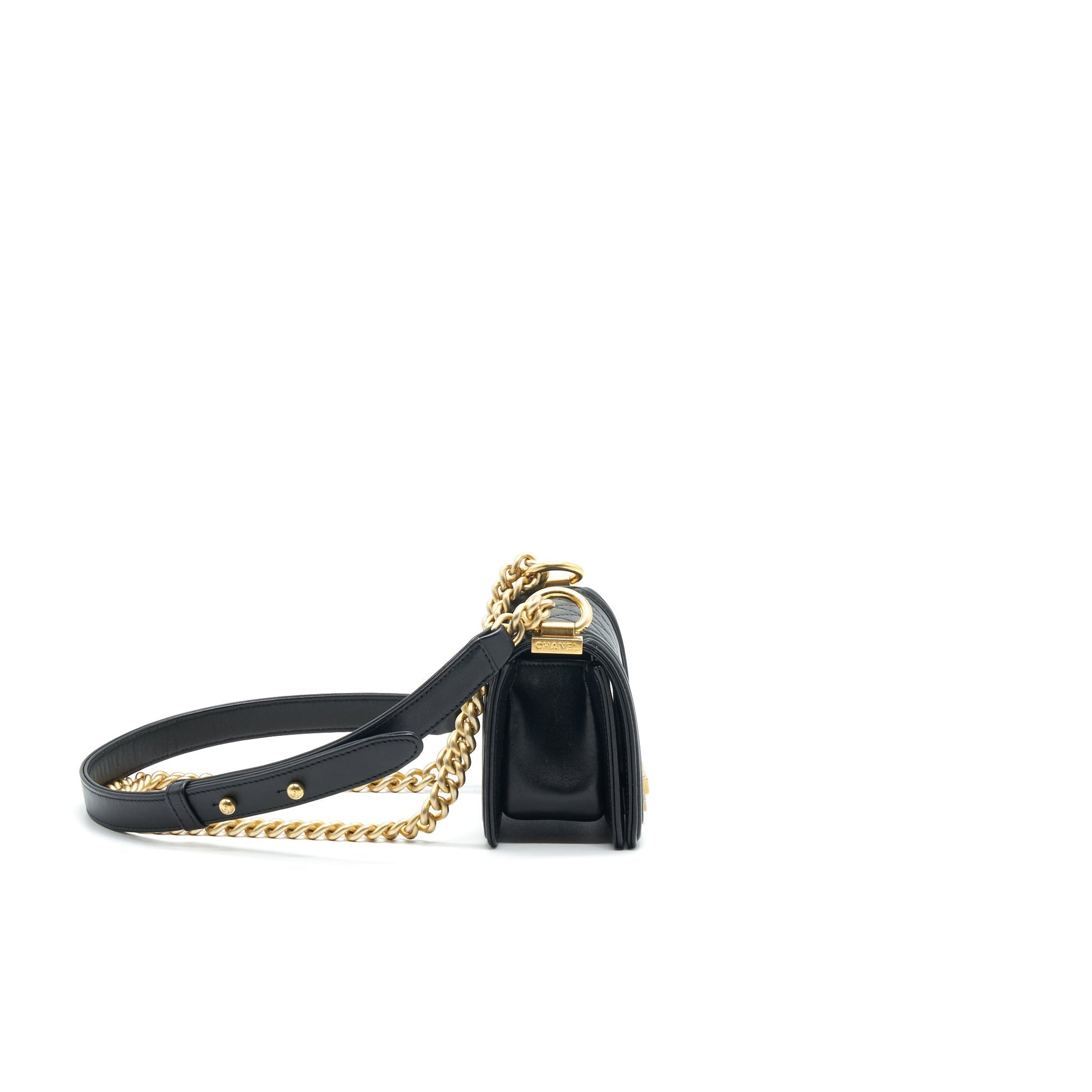 Chanel Boy Extra Lambskin GHW Black Mini Bag