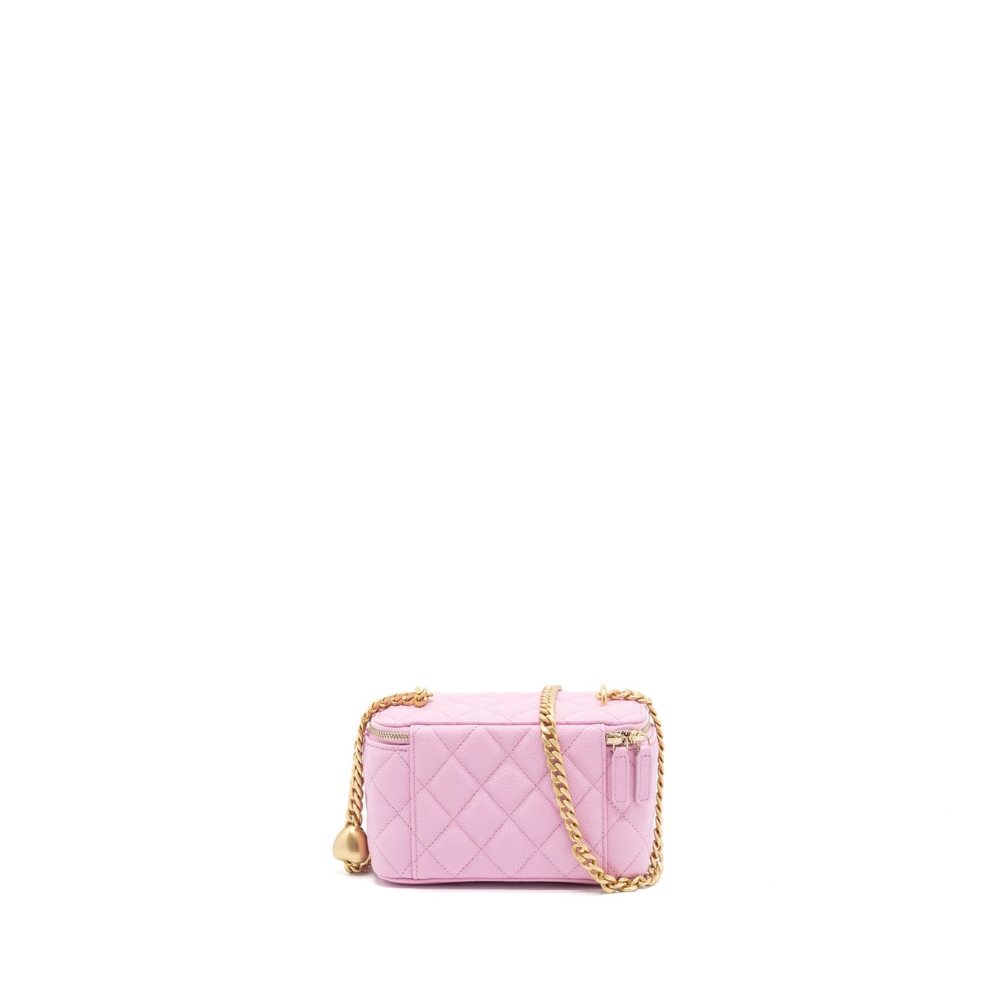 Chanel 23P Coco Love Long Vanity Caviar Pink Handbag