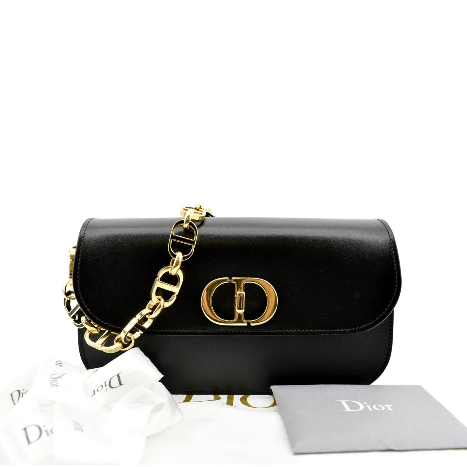 Dior Montaigne Avenue Shoulder Bag Leather Black
