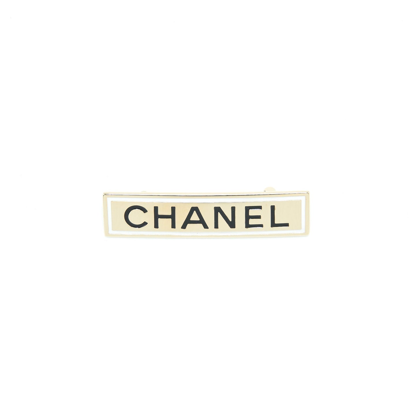 Chanel Letter Brooch Light Tone Gold Handbag Tone 1