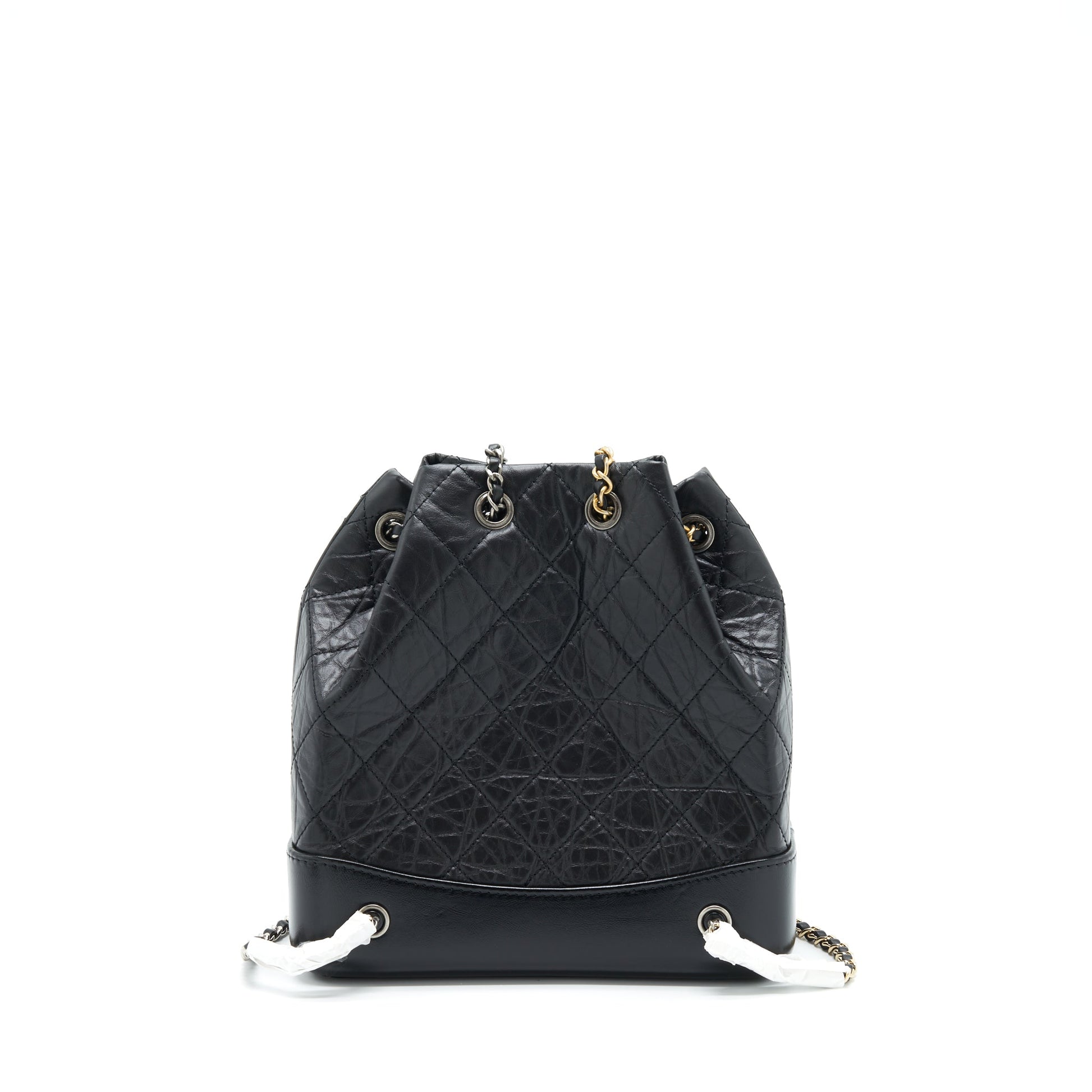 Chanel Gabrielle Backpack Calfskin Hardware Multicolour Black Small Multicolour Hardware