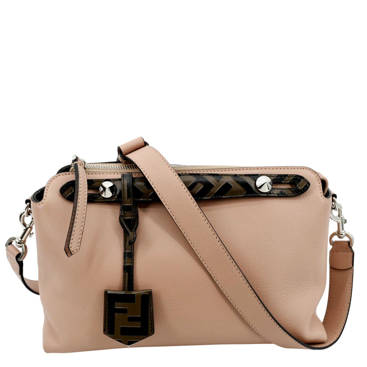 Fendi By The Way Shoulder Bag Blush Leather Pink Small