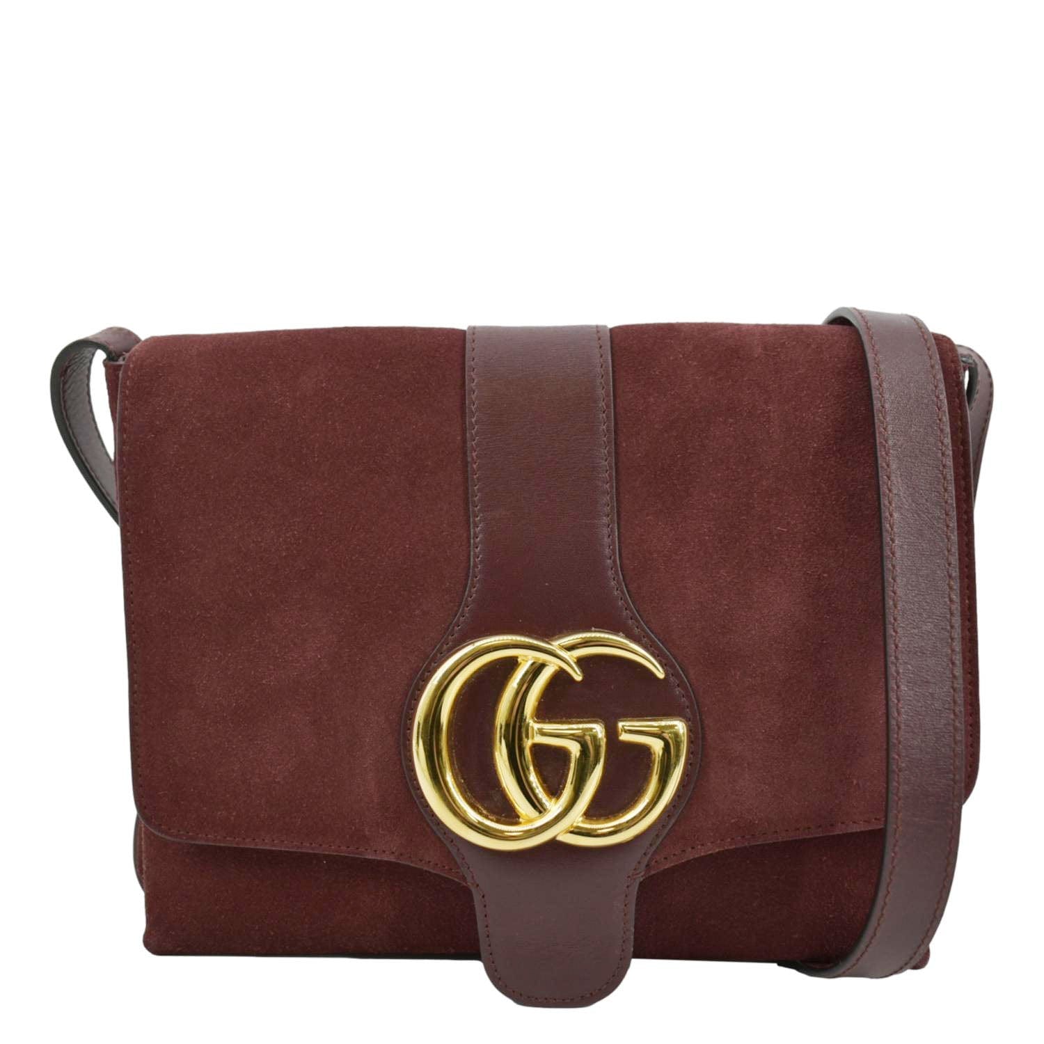 Gucci Arli Medium Crossbody Bag Leather Suede