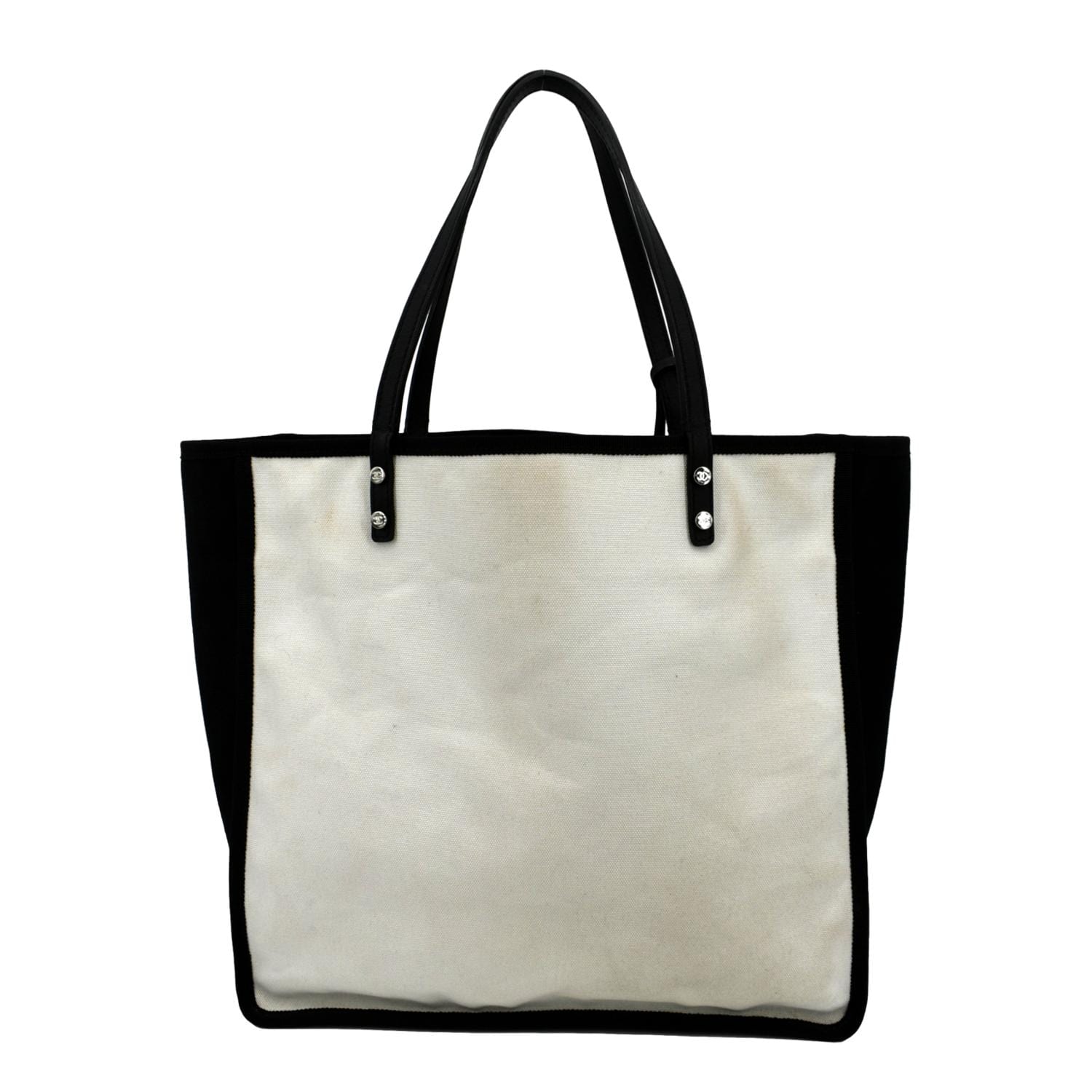 Chanel 5 x 5 Canvas Ivory Travel Bag