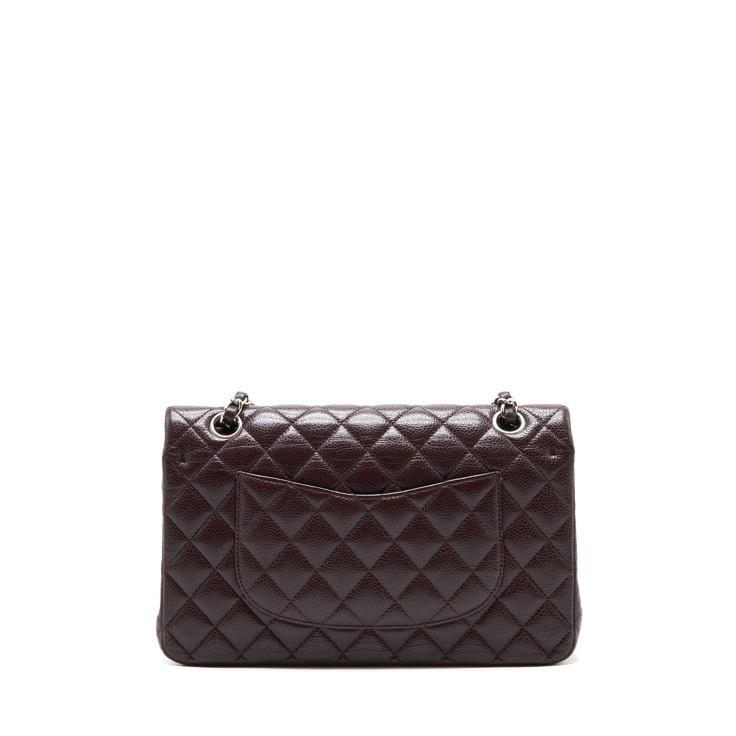 Chanel Classic double Flap Caviar Burgundy SHW Shoulder Bag