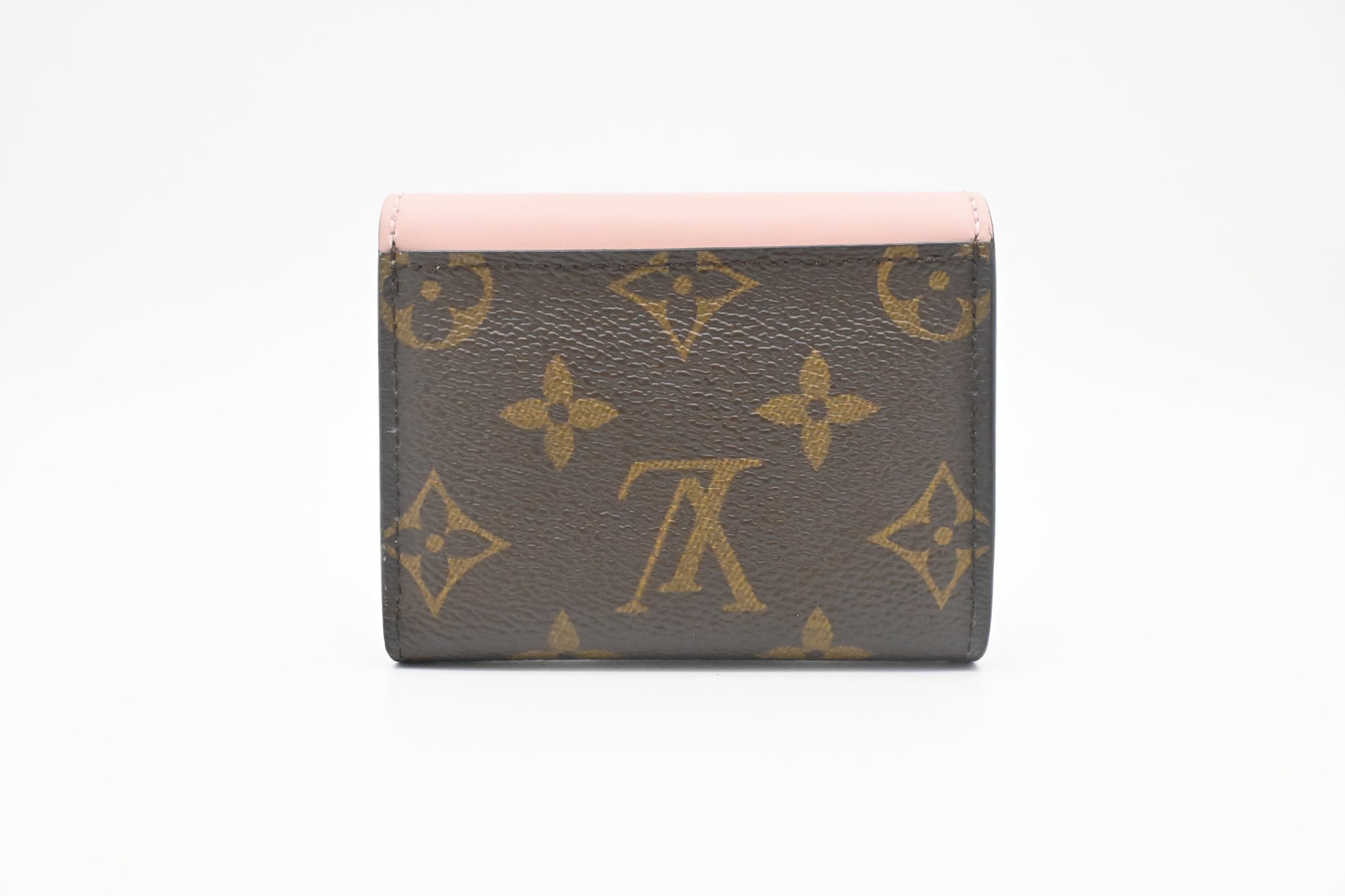 Louis Vuitton Zoe Monogram Canvas Leather Pink Wallet Case