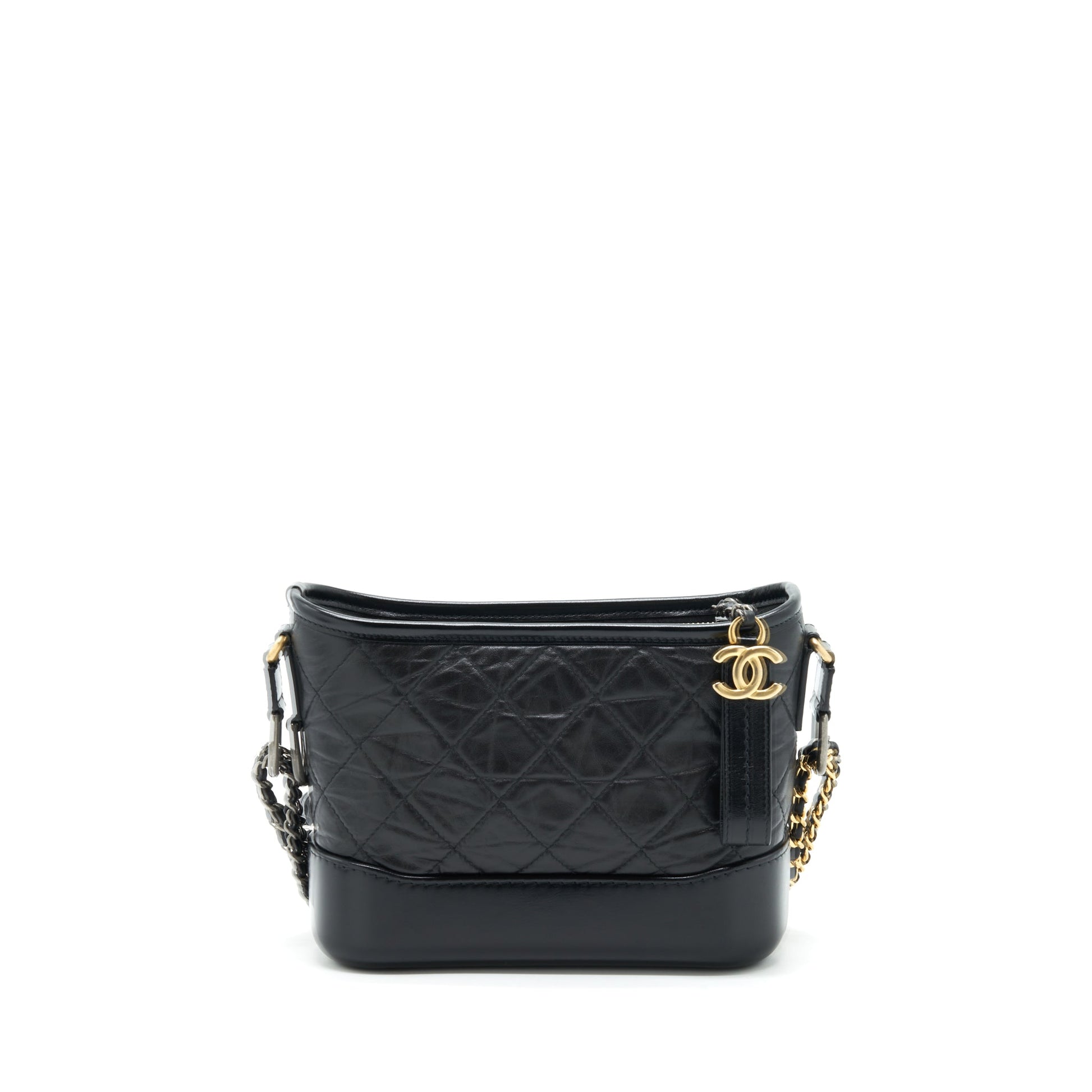 Chanel Gabrielle Hobo Hardware Multicolour Black Small Shoulder Bag