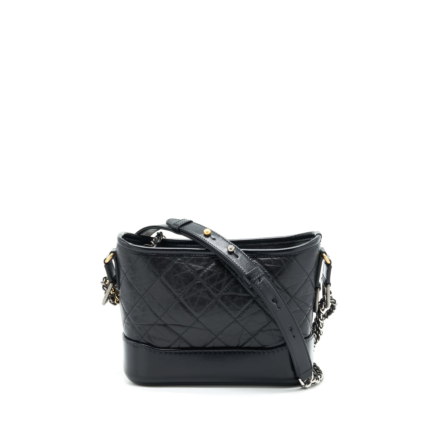 Chanel Gabrielle Hobo Hardware Multicolour Black Small Shoulder Bag
