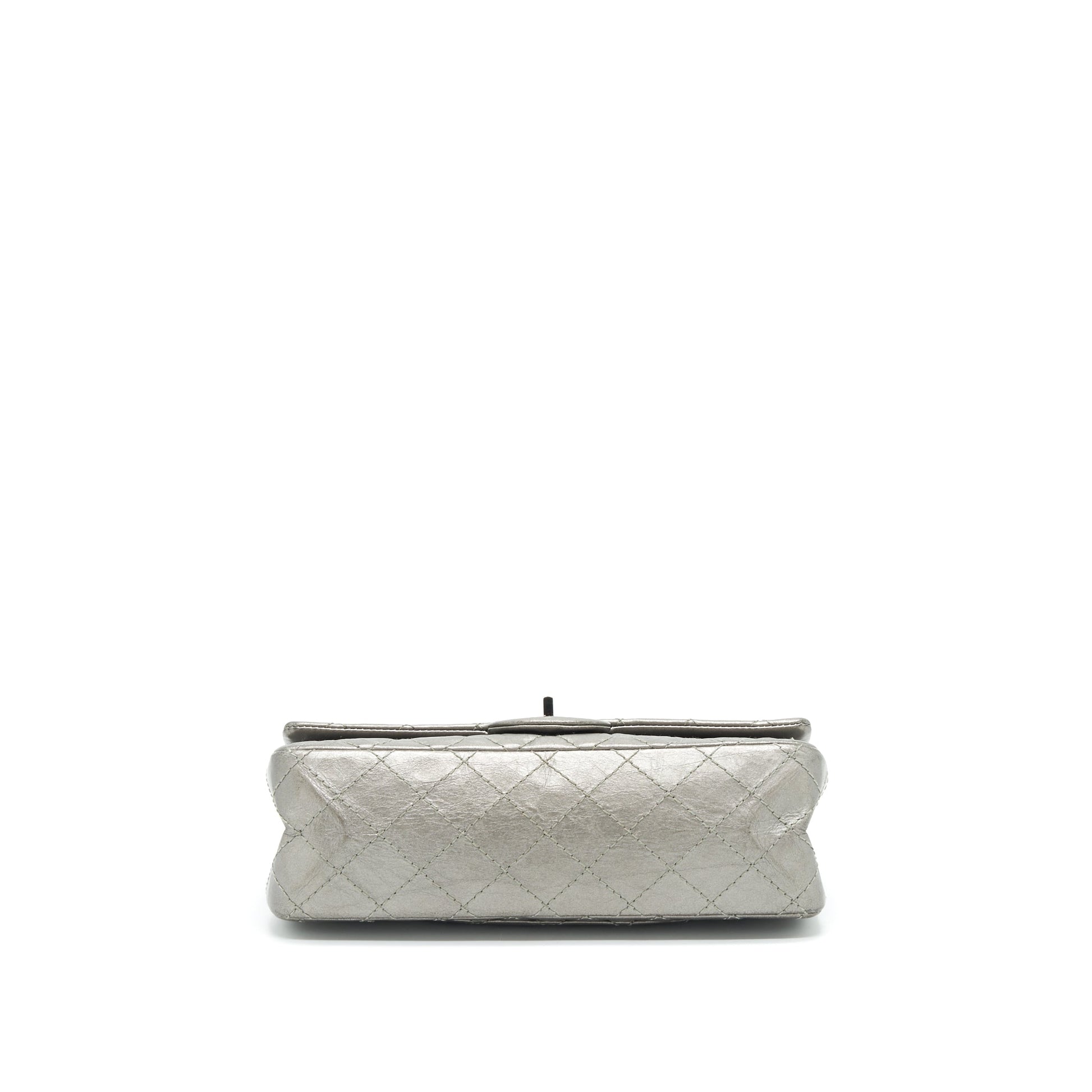 Chanel reissue 2.55 225 Double Flap Silver Grey Small Shoulder Bag