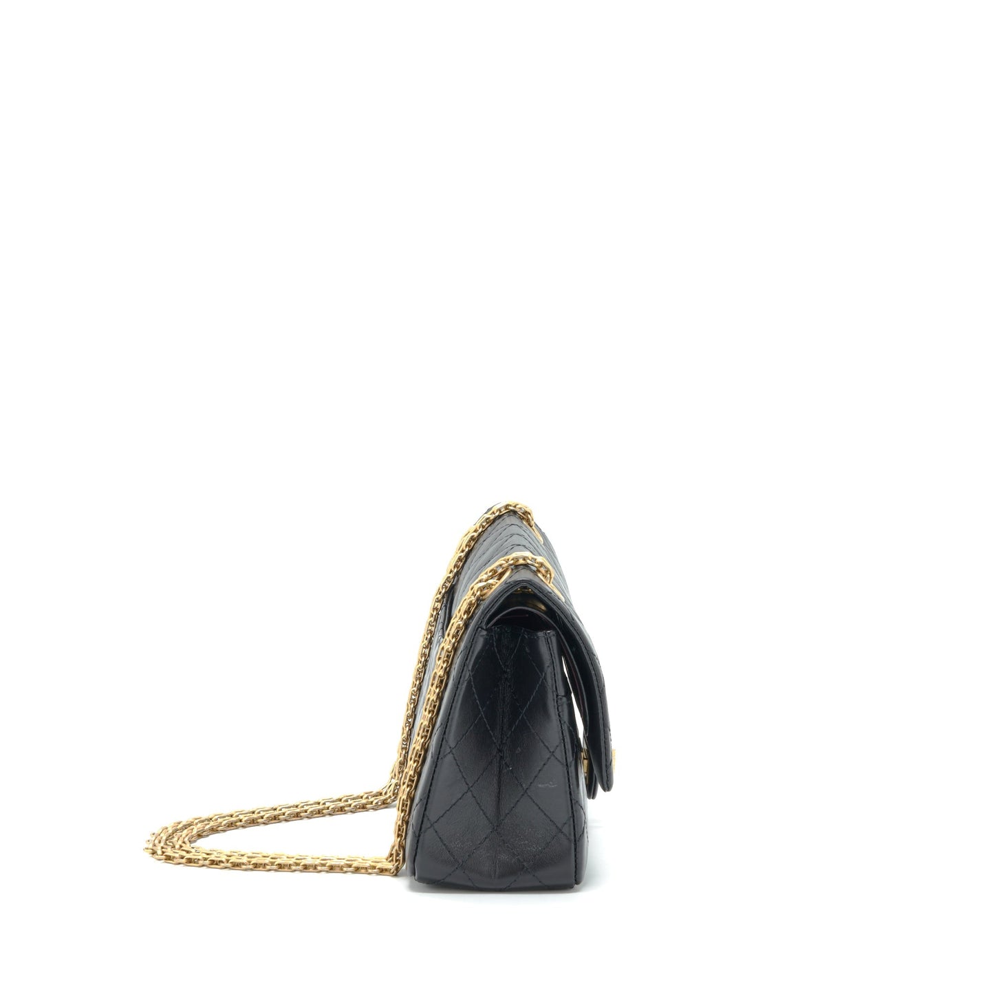 Chanel Reissue 2.55 225 Calfskin GHW Black Handbag