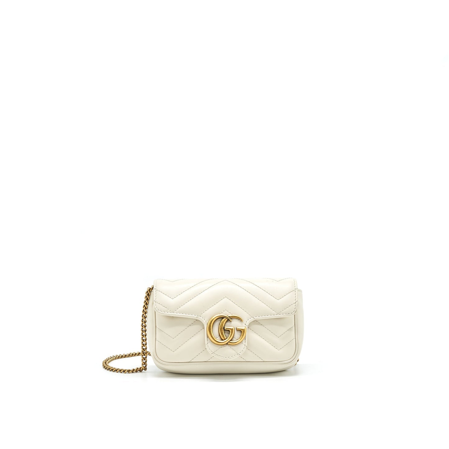 Gucci Marmont Super With Handbag White Mini Travel Bag