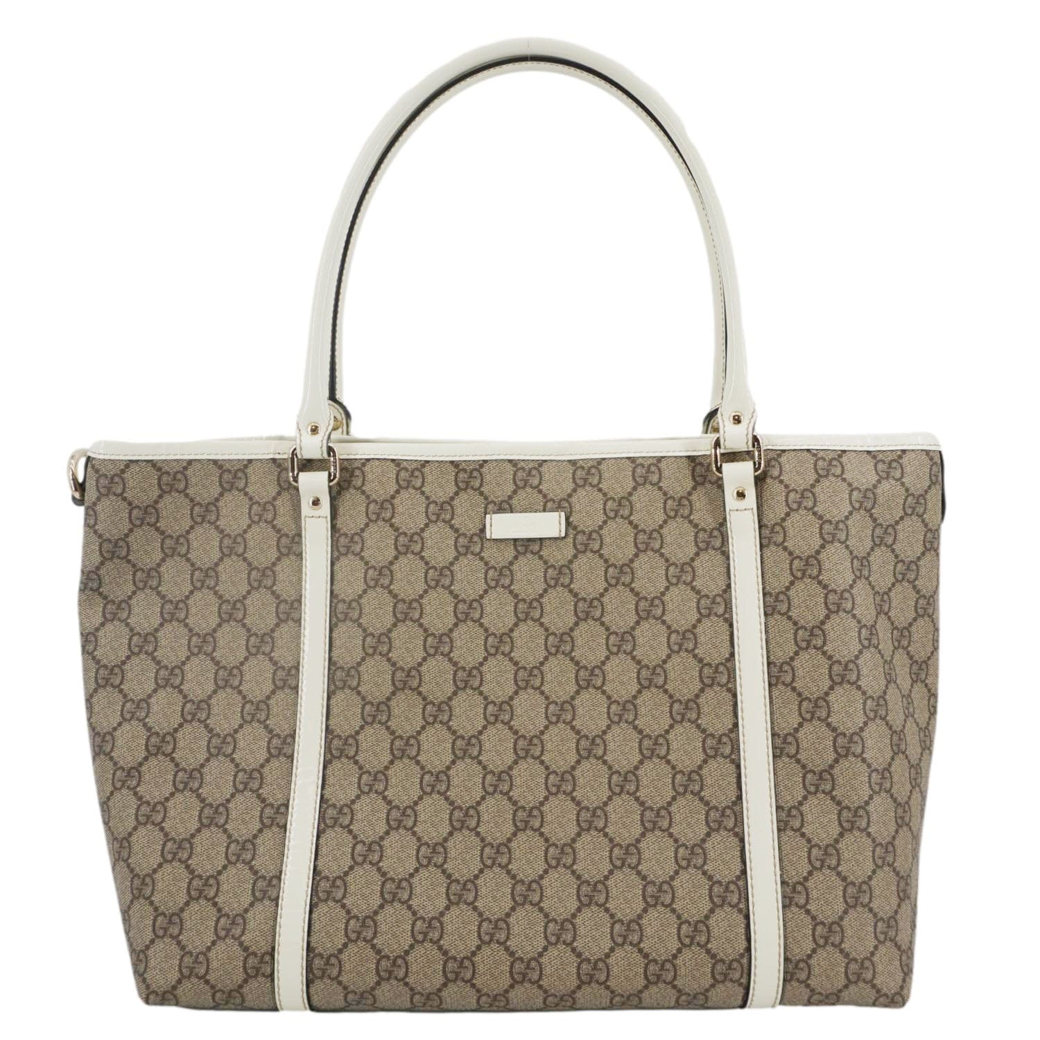 Gucci Joy Supreme Tote Bag Canvas Beige