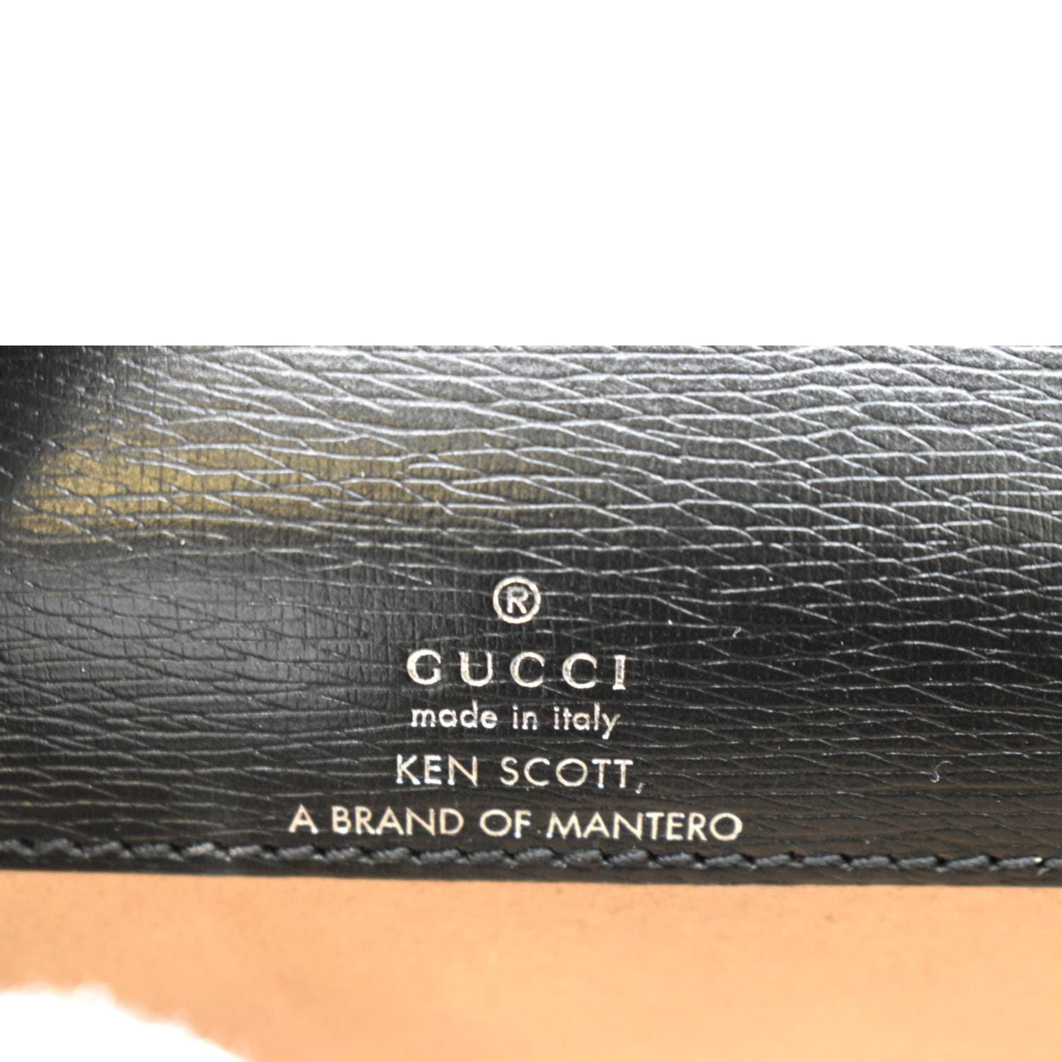 GUCCI Ken Scott Dionysus Printed Leather Shoulder Bag Multicolor