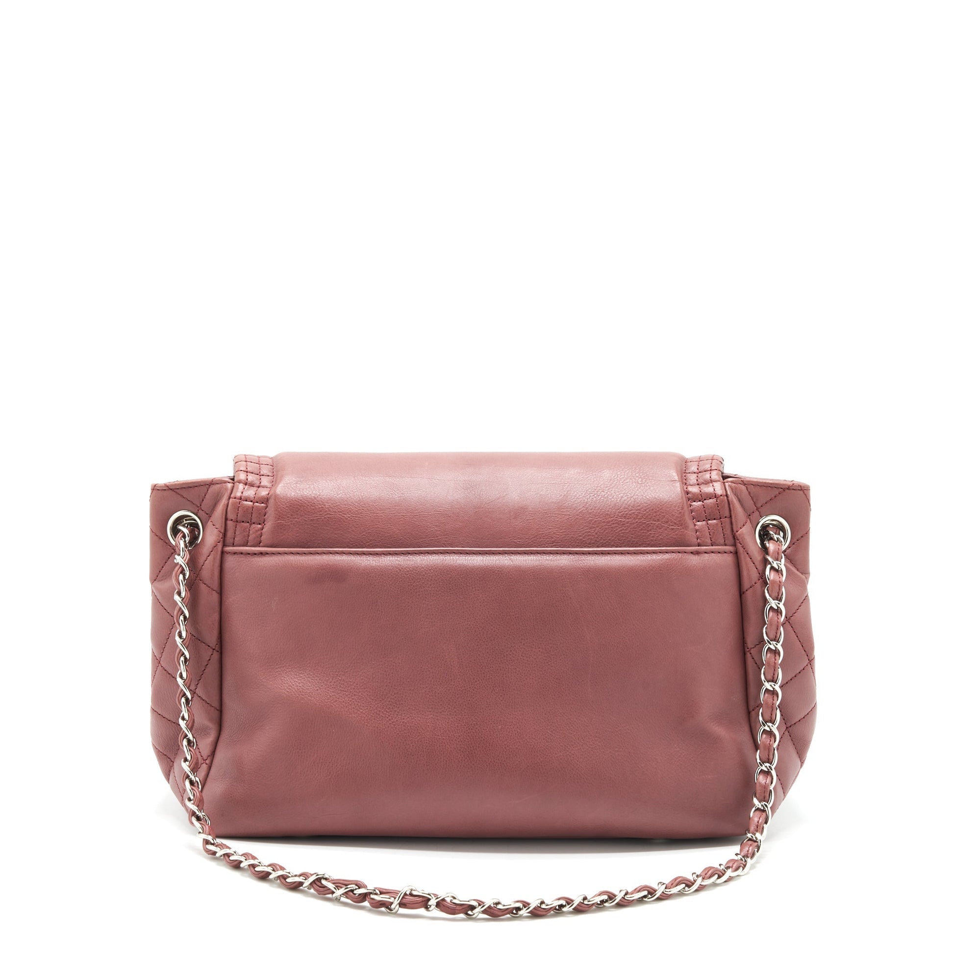 Chanel Flap SHW Brown Tote Bag