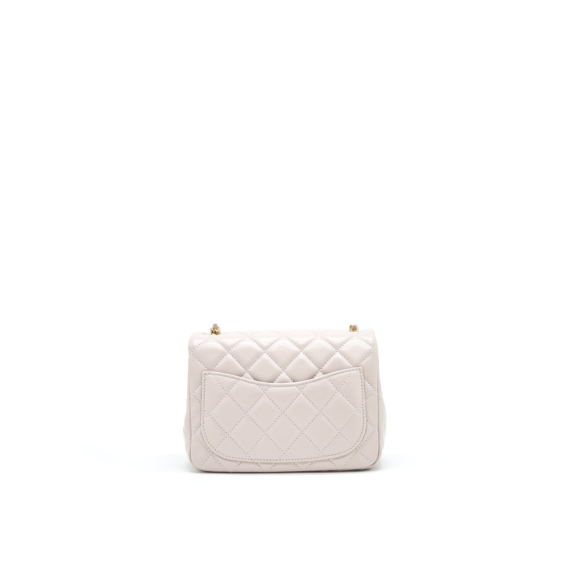 Chanel 21B lilac Light Purple Pearl Crush Shoulder Bag Flap Bag
