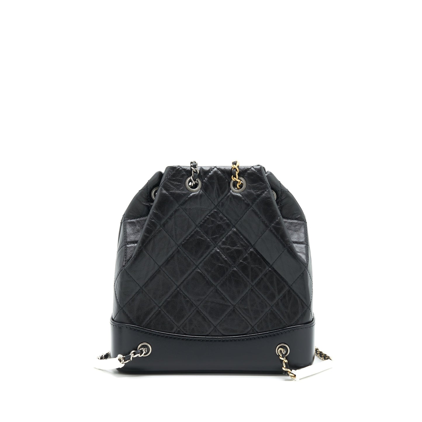 Chanel Gabrielle Backpack Calfskin Hardware Multicolour Black Small