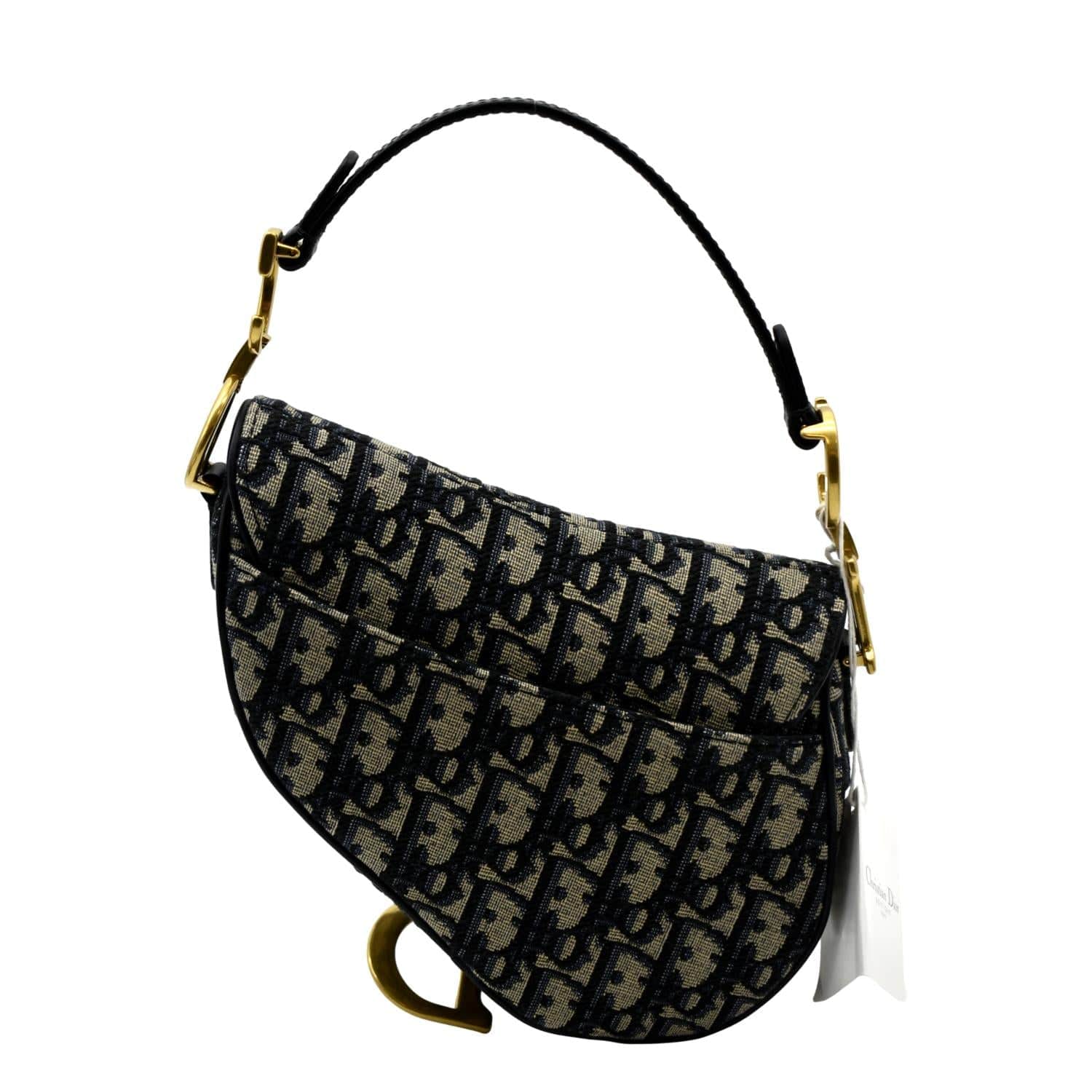 Dior Saddle Oblique Jacquard Crossbody Bag Multicolor Mini