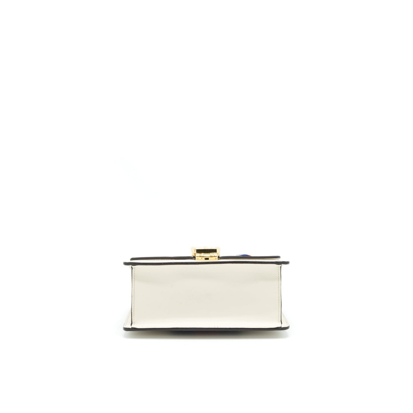 Gucci Sylvie Chain Bag In Leather White Travel Bag