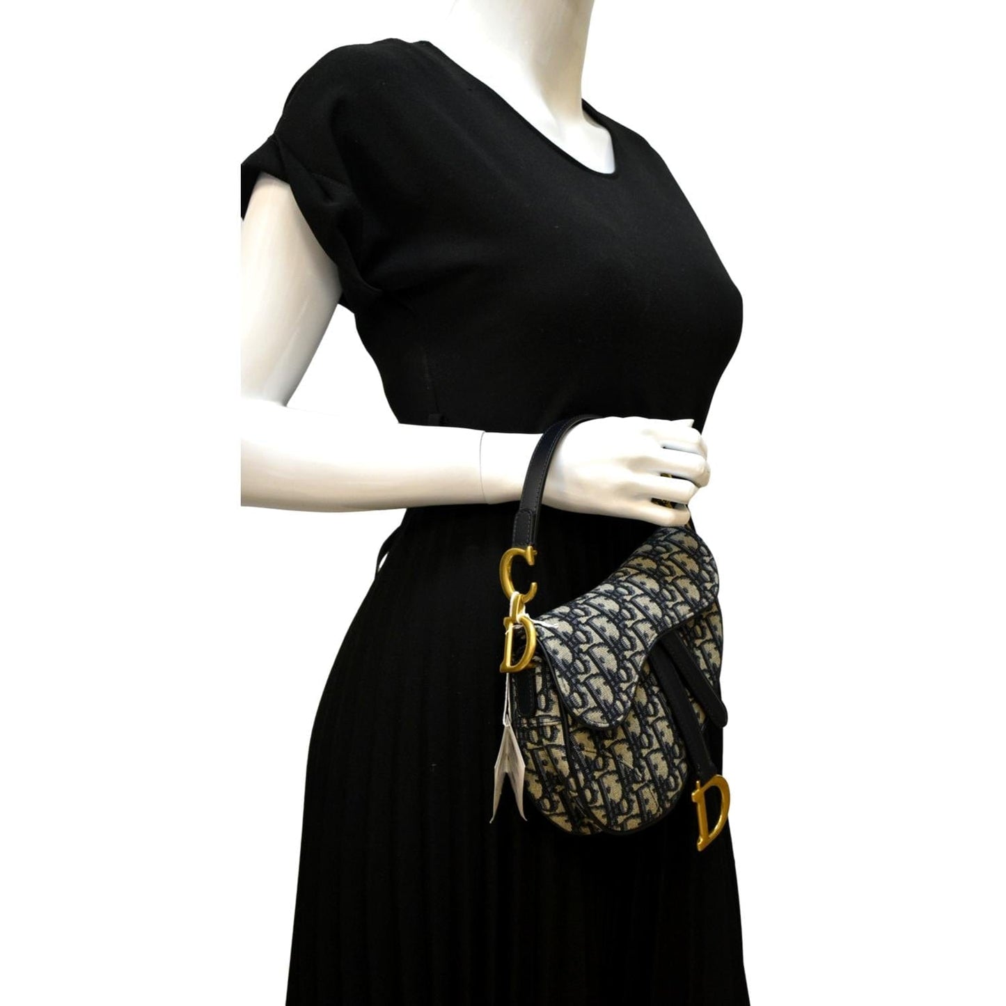 Dior Saddle Oblique Jacquard Crossbody Bag Multicolor Mini