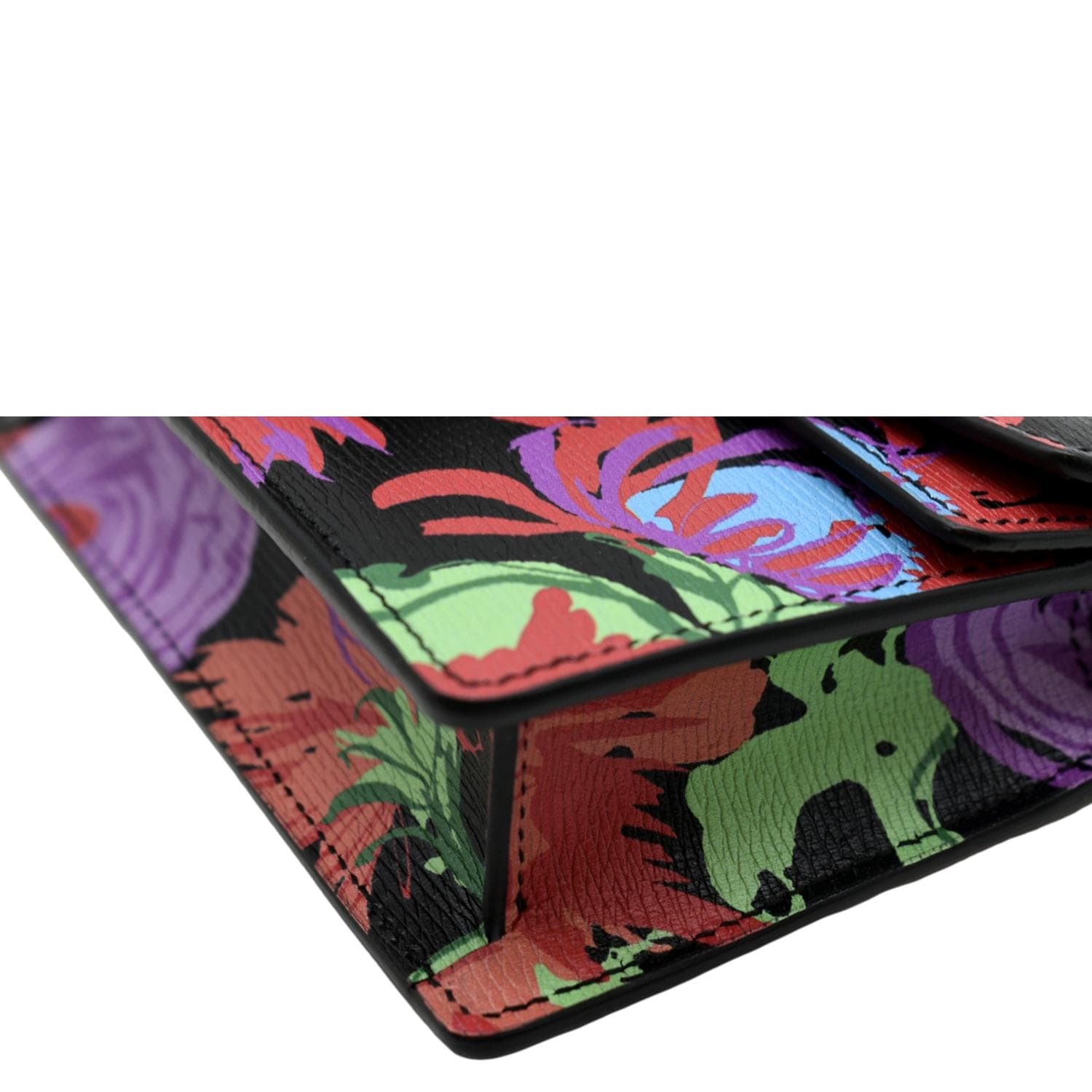 GUCCI Ken Scott Dionysus Printed Leather Shoulder Bag Multicolor