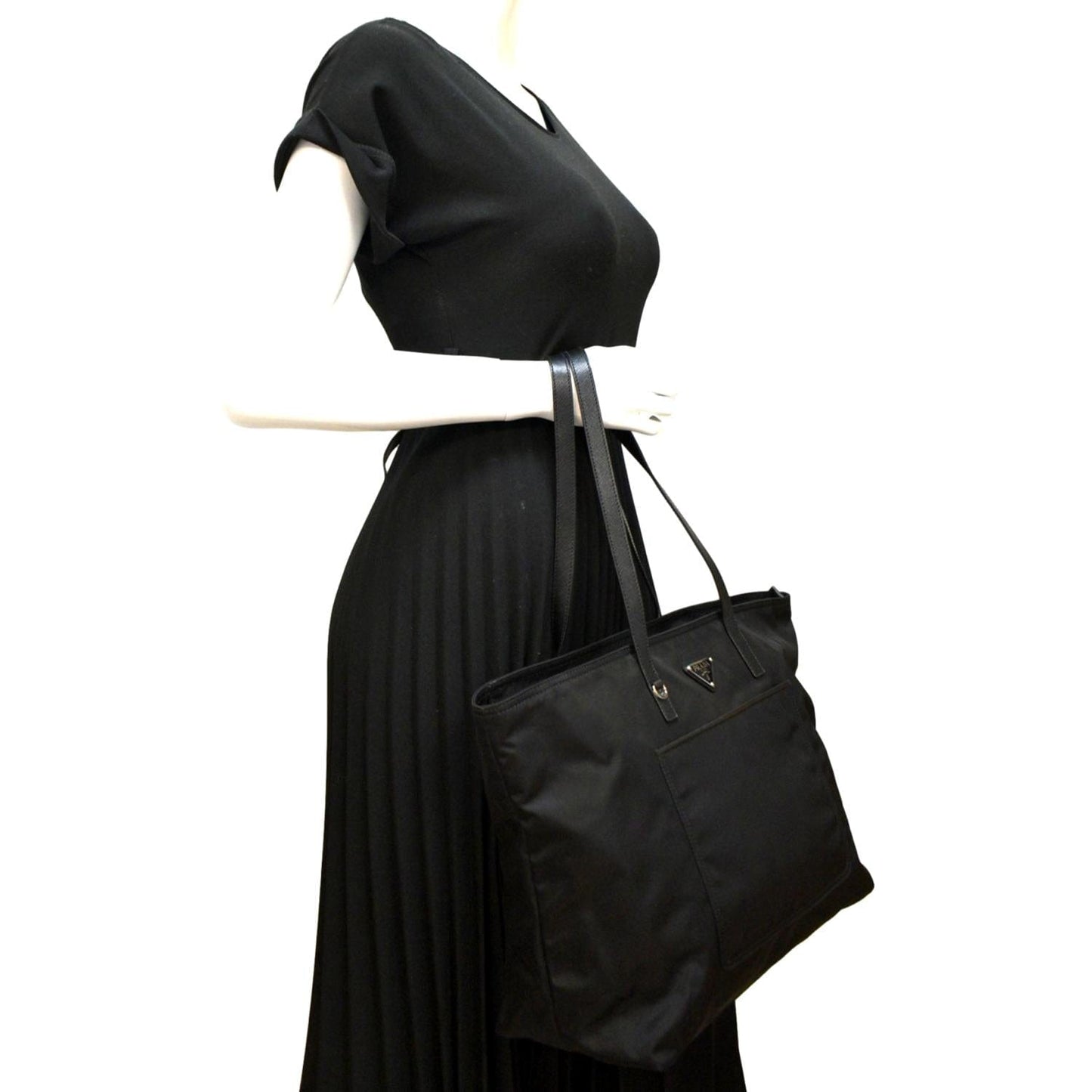 Tote Bag Nylon Black