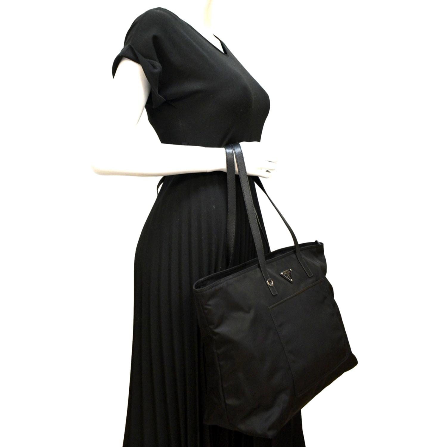 Tote Bag Nylon Black