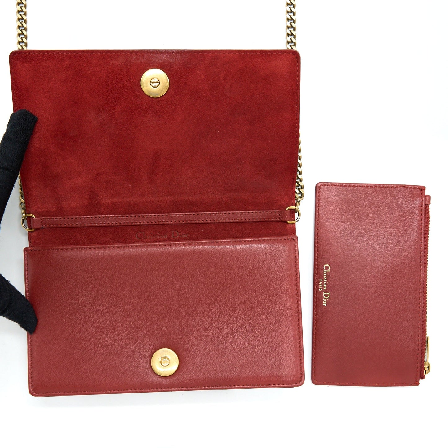Dior ama Crossbody Purse With Handle Handbag Red Crossbody Bag
