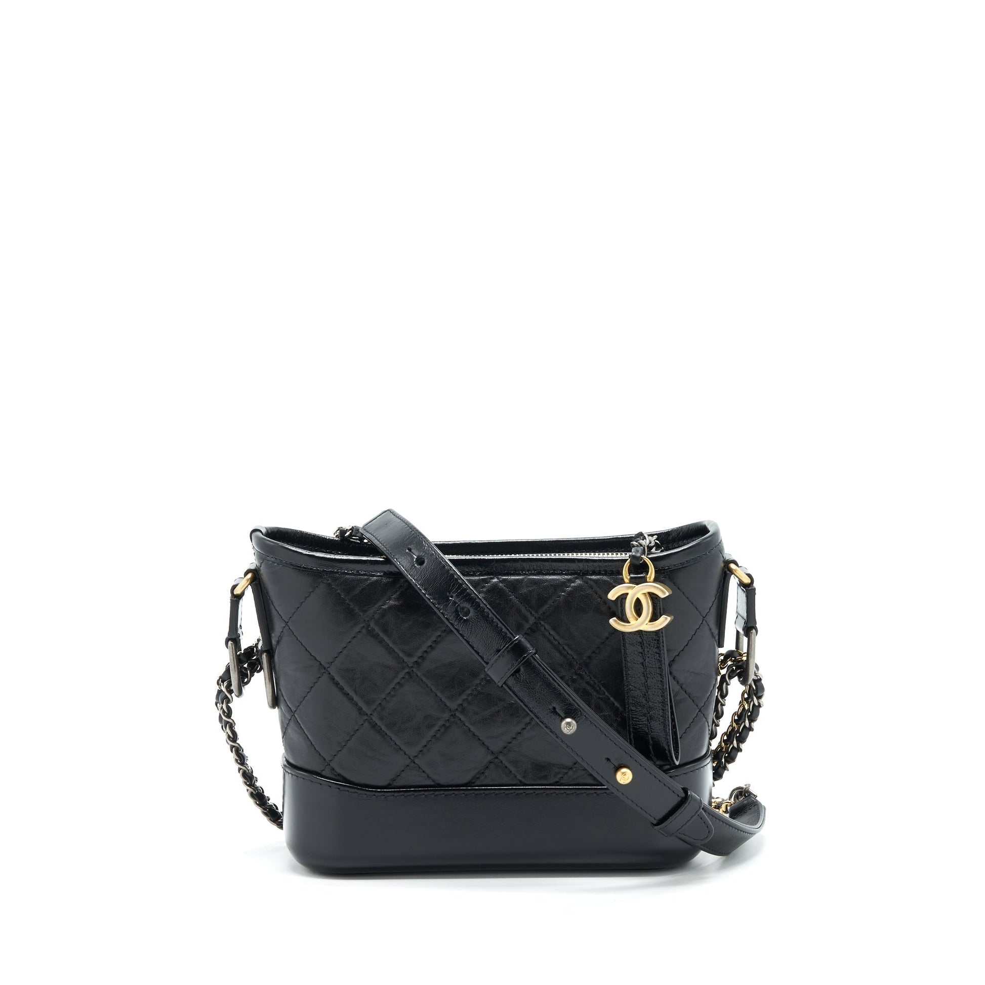 Chanel Hobo Gabrielle Black Small Shoulder Bag